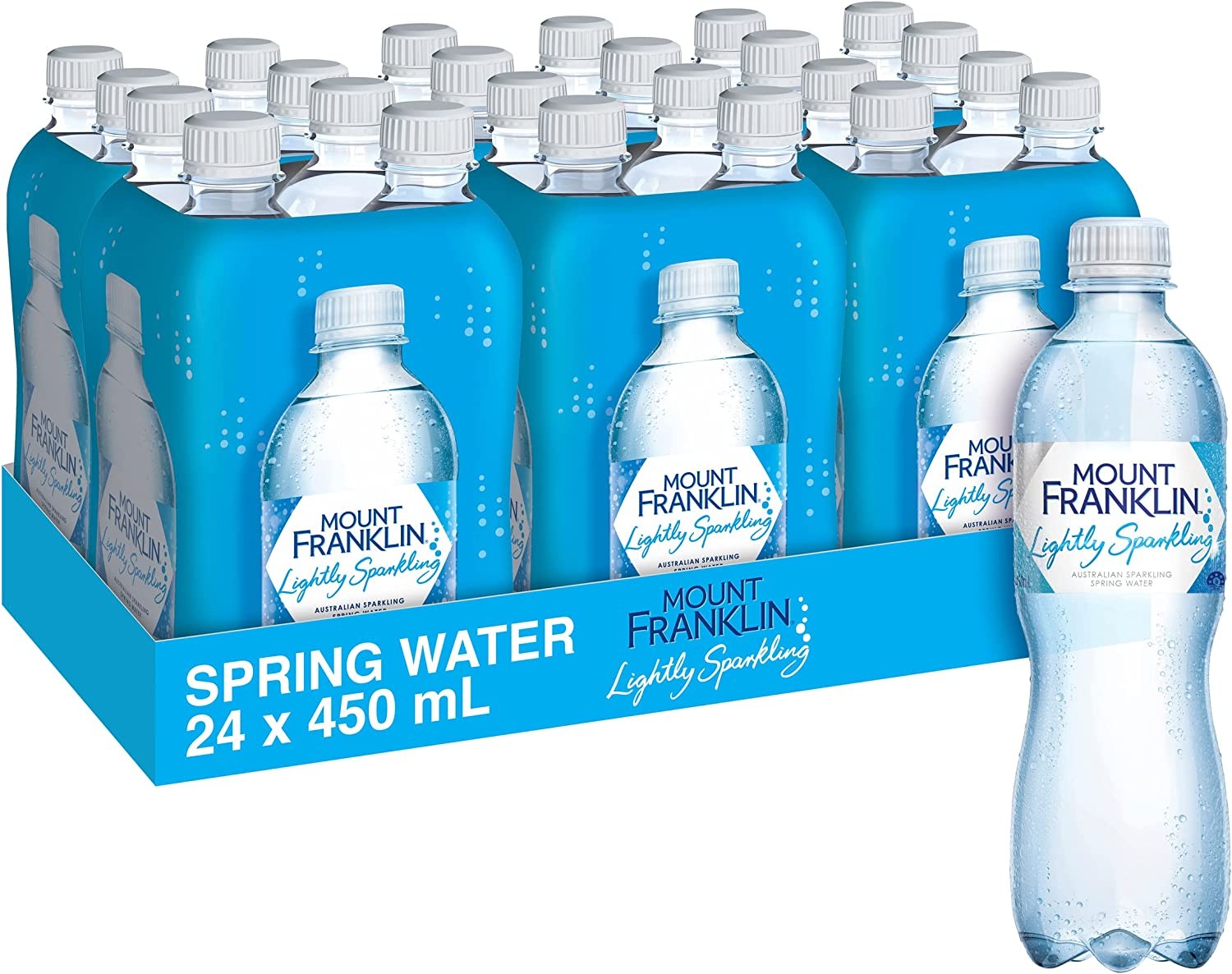 Mount Franklin Lightly Sparkling Natural Water 24 X 450Ml