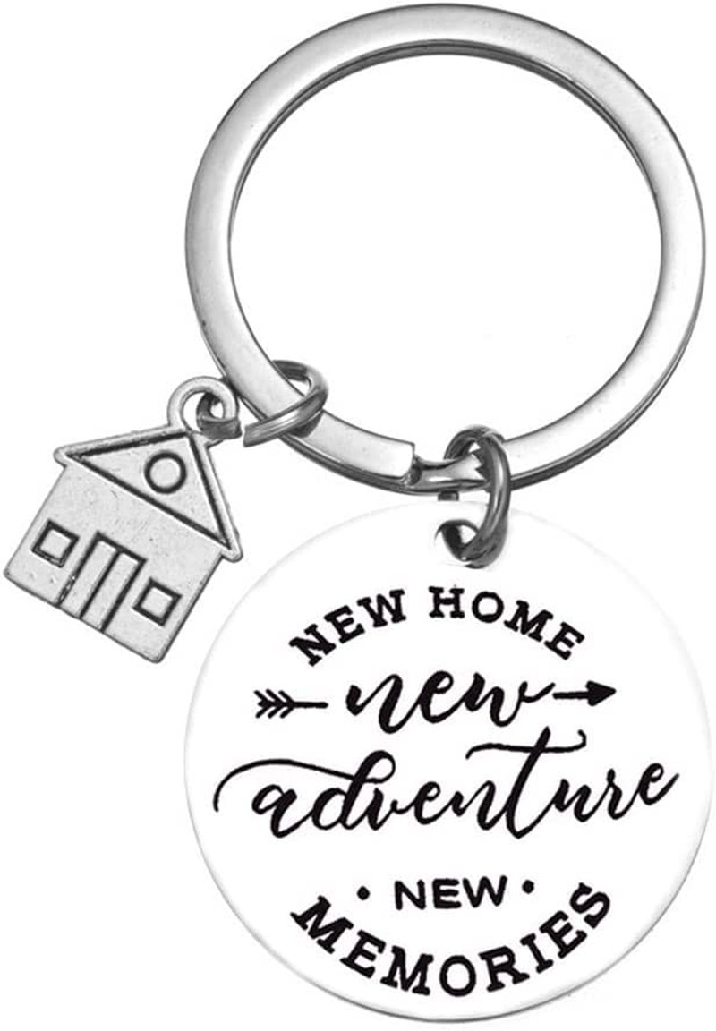 New Home First Home Gifts for Family Friends Housewarming Keyring Keychain Gifts for New Home Owners Gifts