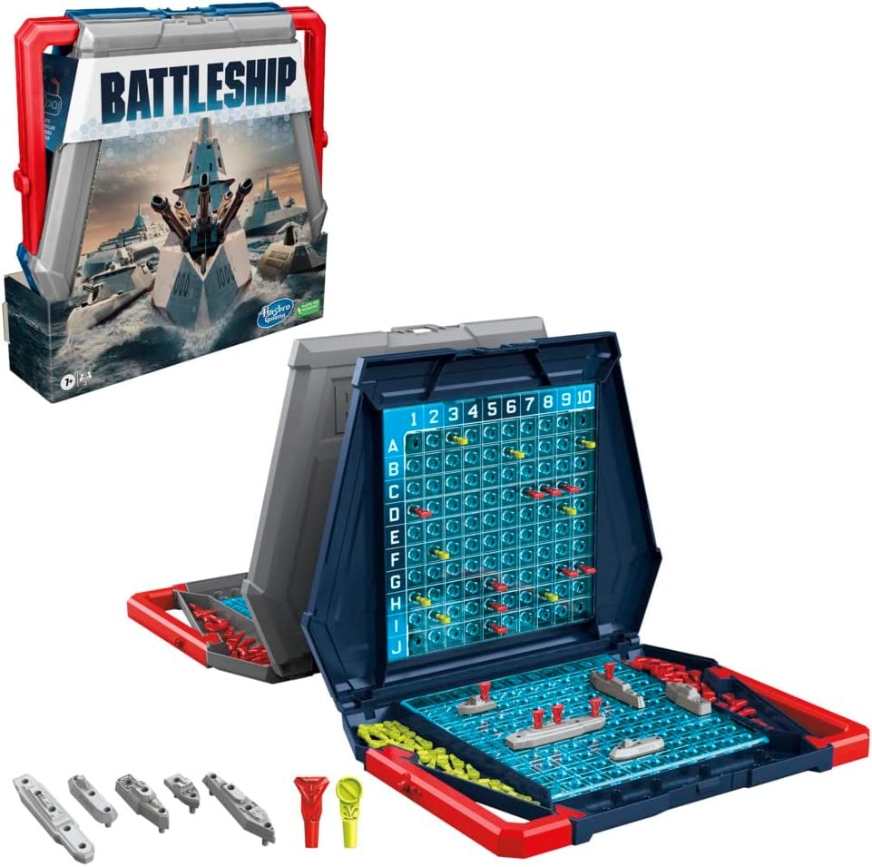 Battleship Classic Board Game – Strategy Game for Kids – Ages 7 and up – Fun Kids Game for 2 Players – F4527