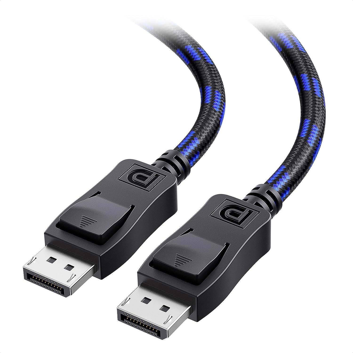 [VESA Certified] Cable Matters 3m Braided DisplayPort Cable 1.4, Support 8K 60Hz, 4K 144Hz (DisplayPort 1.4 Cable) with FreeSync, G-SYNC and HDR for Gaming Monitor, PC, RTX 3080/3090, RX 6800/6900