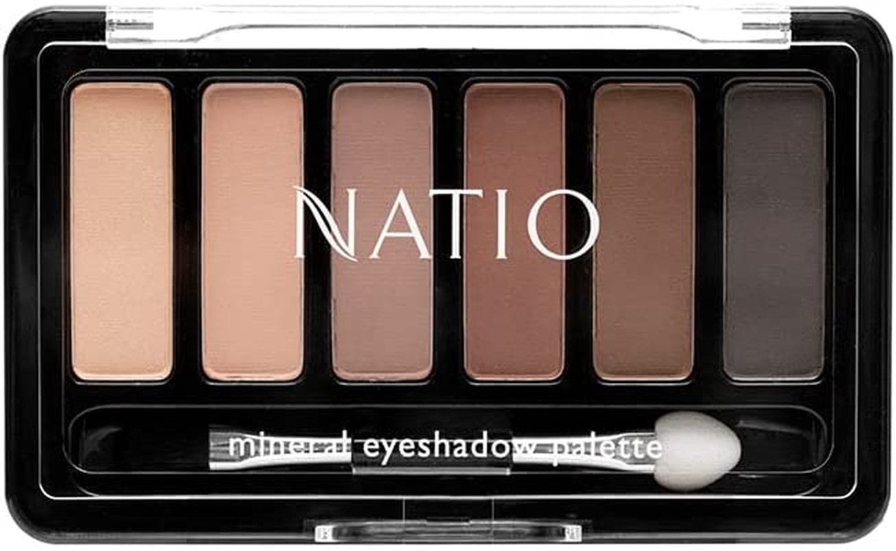 Natio Mineral Eyeshadow Palette, Nudes