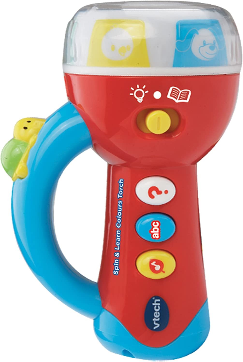 Vtech Spin & Learn Colours Torch – Interactive Pretend Torch for Kids – 185903, Multicolor