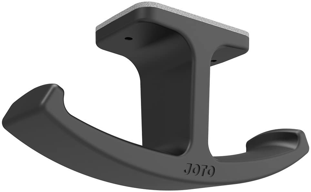 Headphone Stand Hanger, JOTO Silicone under Desk Dual Headset Holder Mount Hook Hanger for Gaming Headphone Earphone -Black