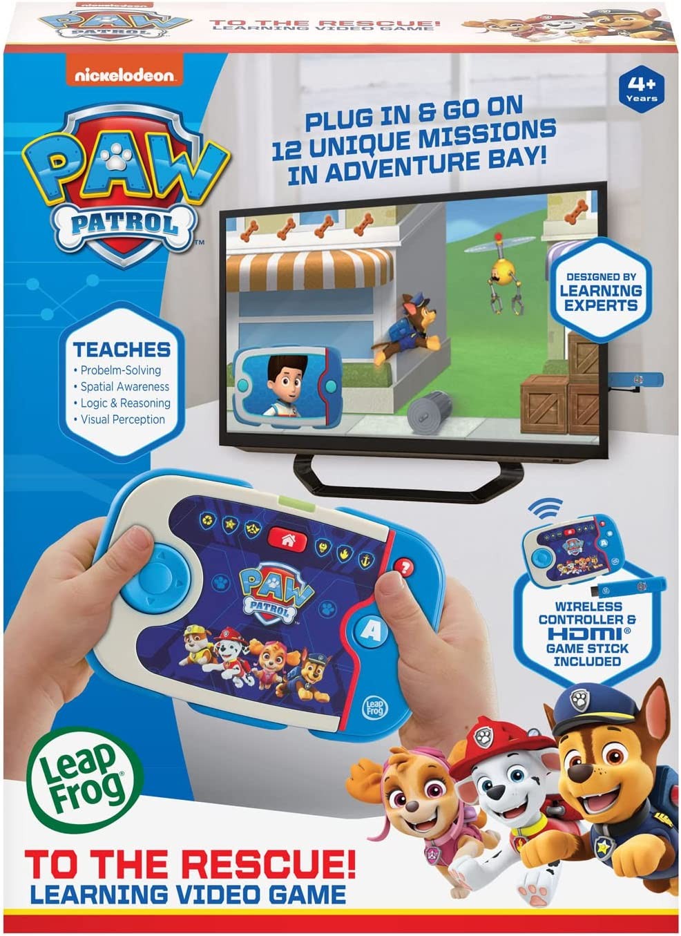 Leapfrog PAW Patrol: to the Rescue: Learning Video Game – Educational Video Game – 616000 – Multicoloured