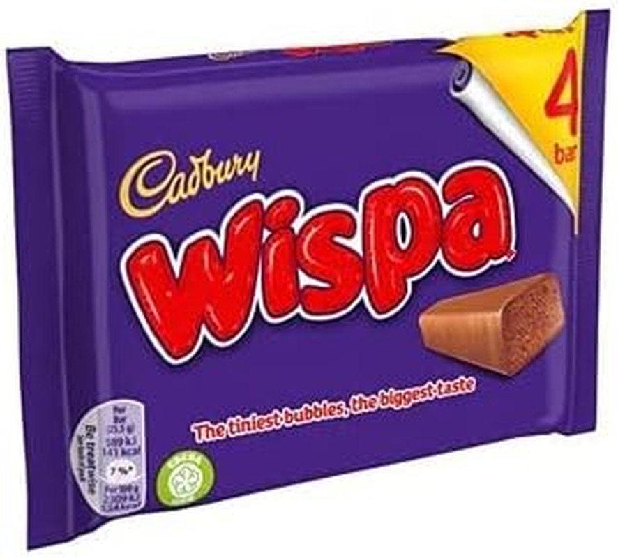 Cadbury Wispa 4 Bars (Pack of 11, Total 44 Bars)