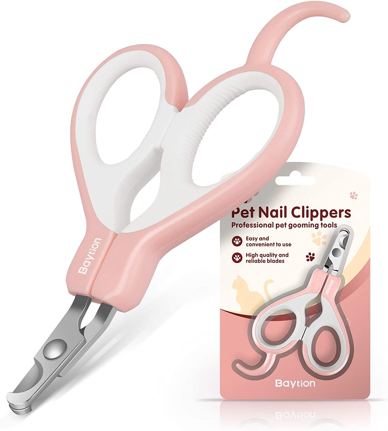 Cat Nail Clippers Baytion Pet Nail Clippers for Small Animals,Cat Claw Cutters Scissors for Guinea Pigs, Birds, Puppies, Kittens, Gerbils, Hamsters and Rabbits