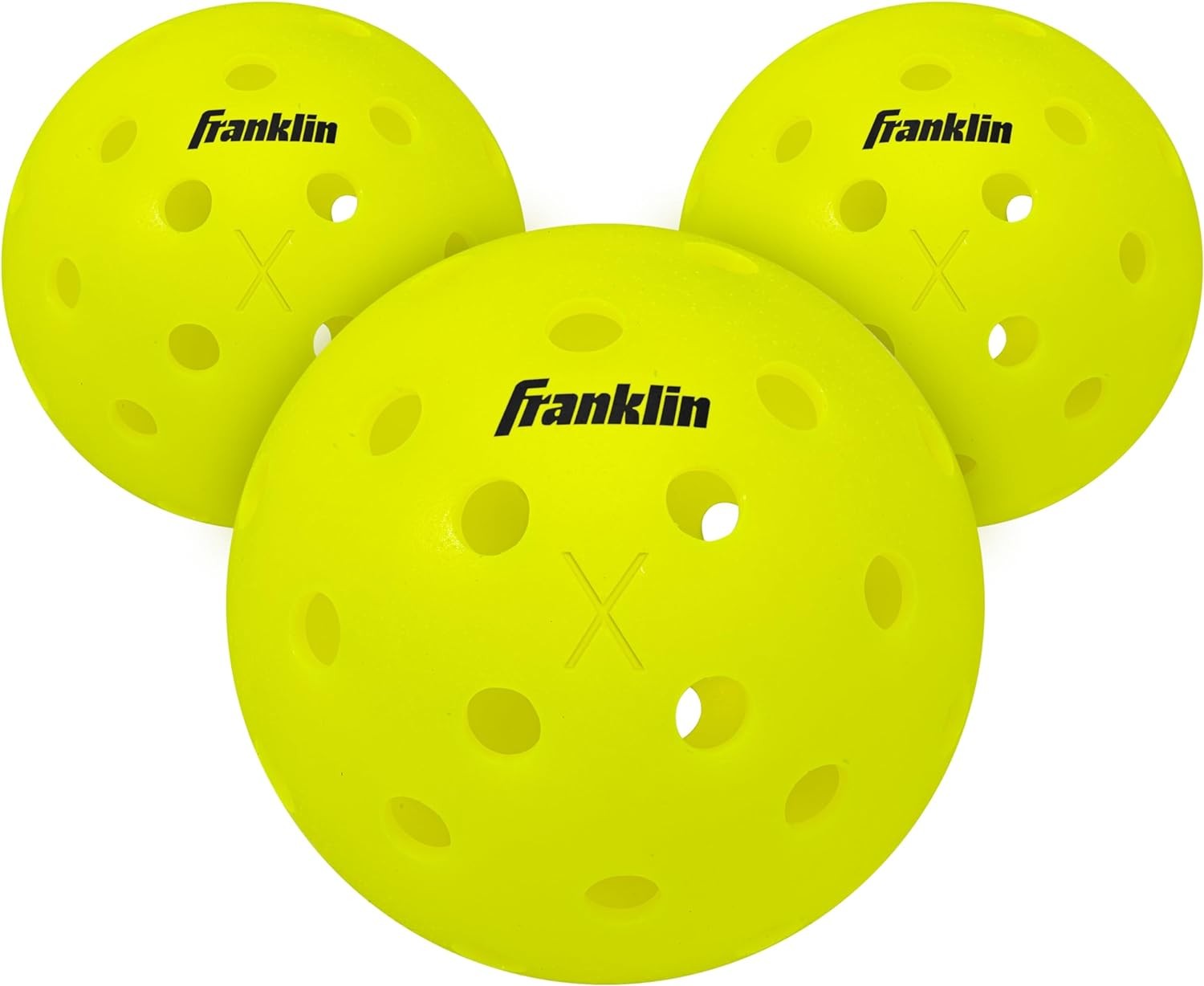 Franklin Sports X-40 Performance Outdoor Pickleballs – USAPA Approved – Official Ball of US Open Pickleball Championships