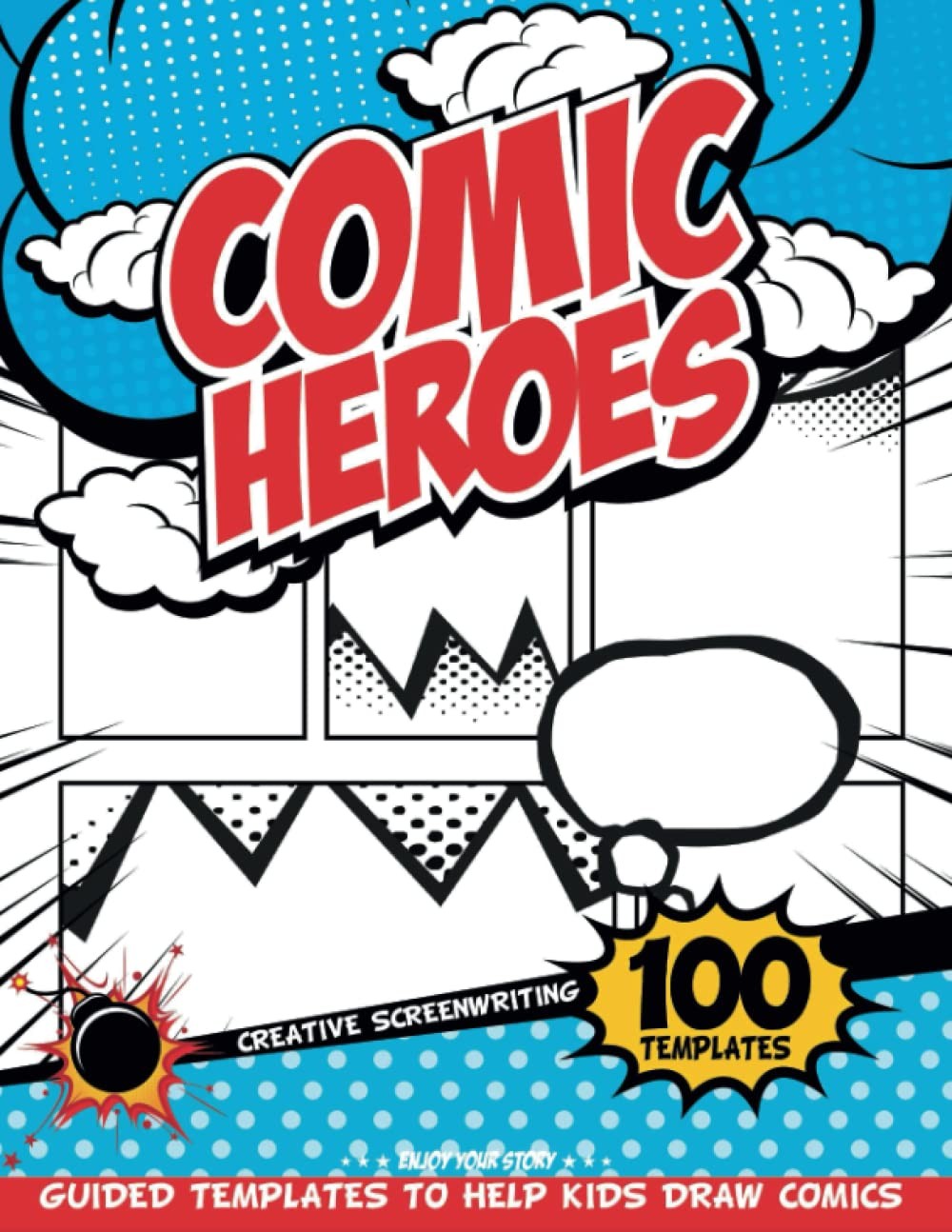 Make Your Own Journal Kit for Adults: Comic Craft with Creative Blank Strips to Help Fans Draw Comics like Great Artists