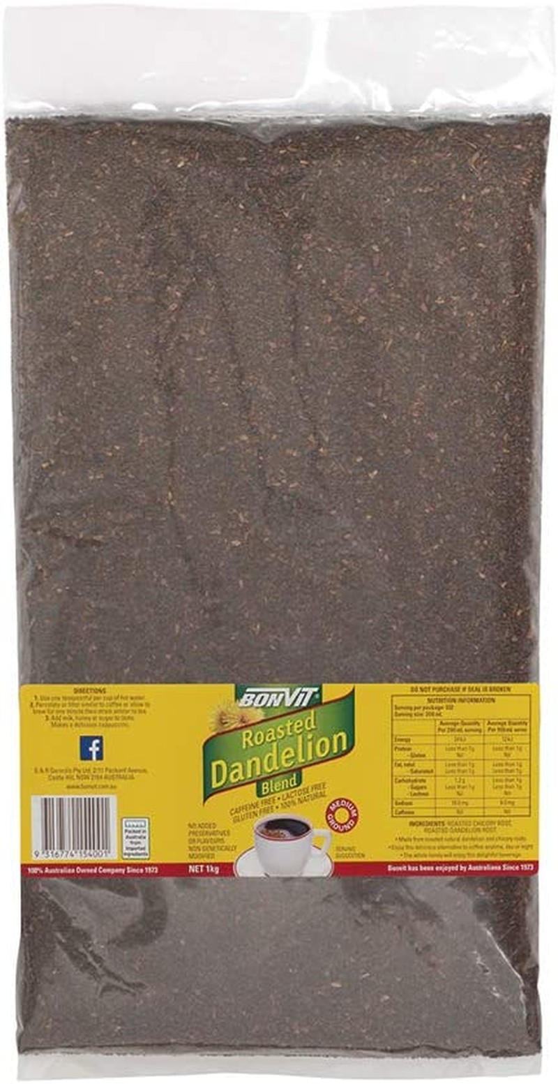 Bonvit Roasted Dandelion and Chicory Medium Ground Tea 1Kg