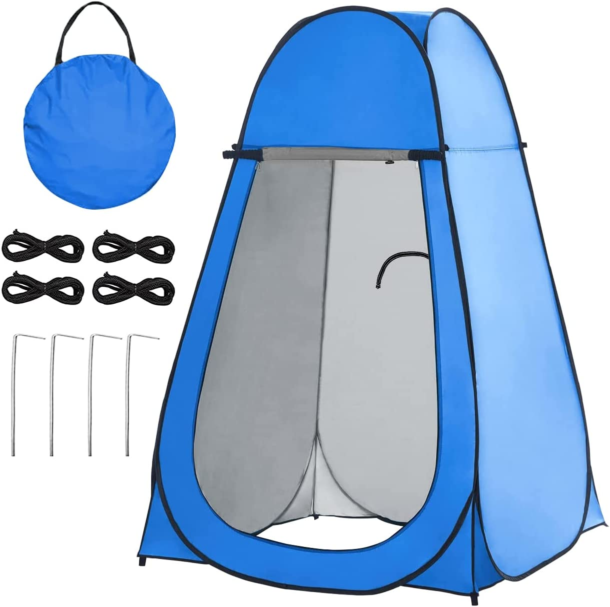 Alpen Outdoor Privacy Shower Tent, Portable Pop up Toilet Tent, Spacious Changing Room/Bathroom for Camping Hiking Beach Picnic Fishing