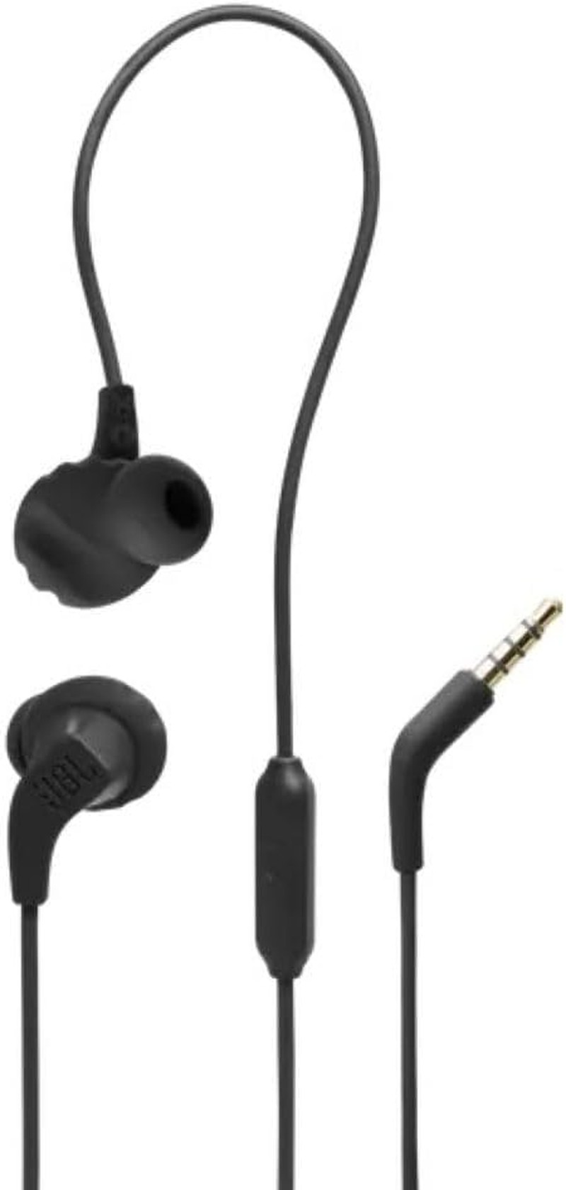 JBL Endurance Run 2 Wired In-Ear Headphones, Black