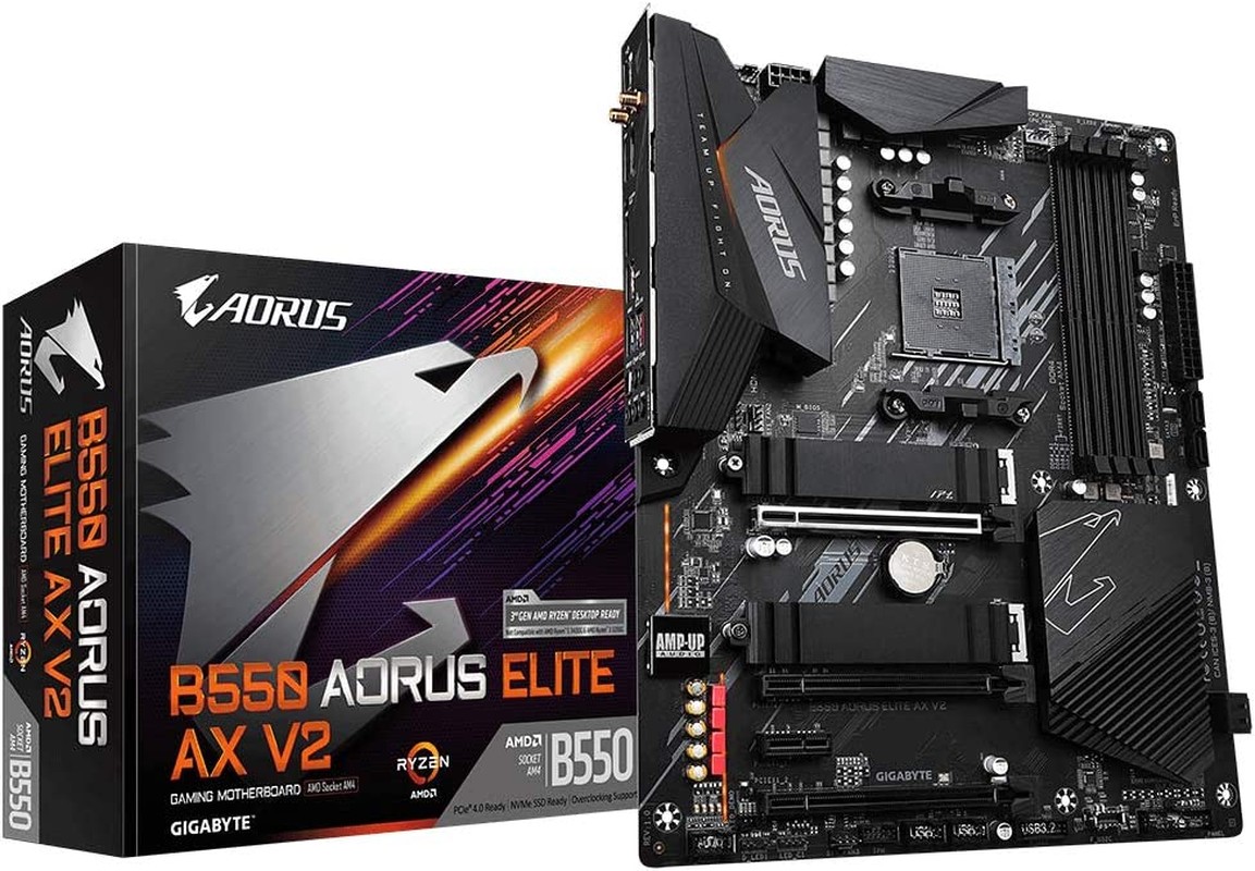 GIGABYTE B550 Aorus Elite AX V2 AMD Ryzen ATX Motherboard