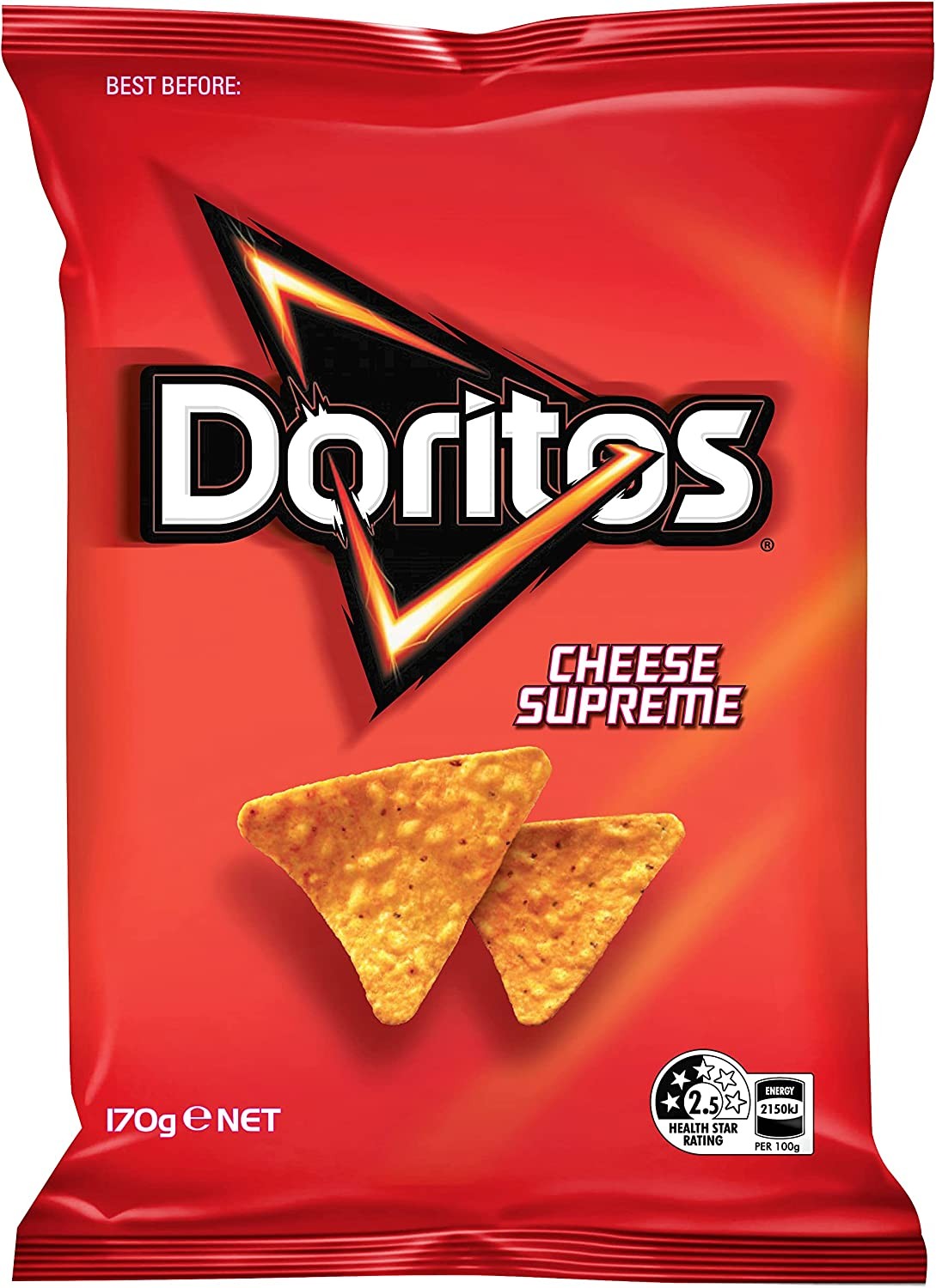 Doritos Corn Chips Cheese Supreme Share Pack 170G