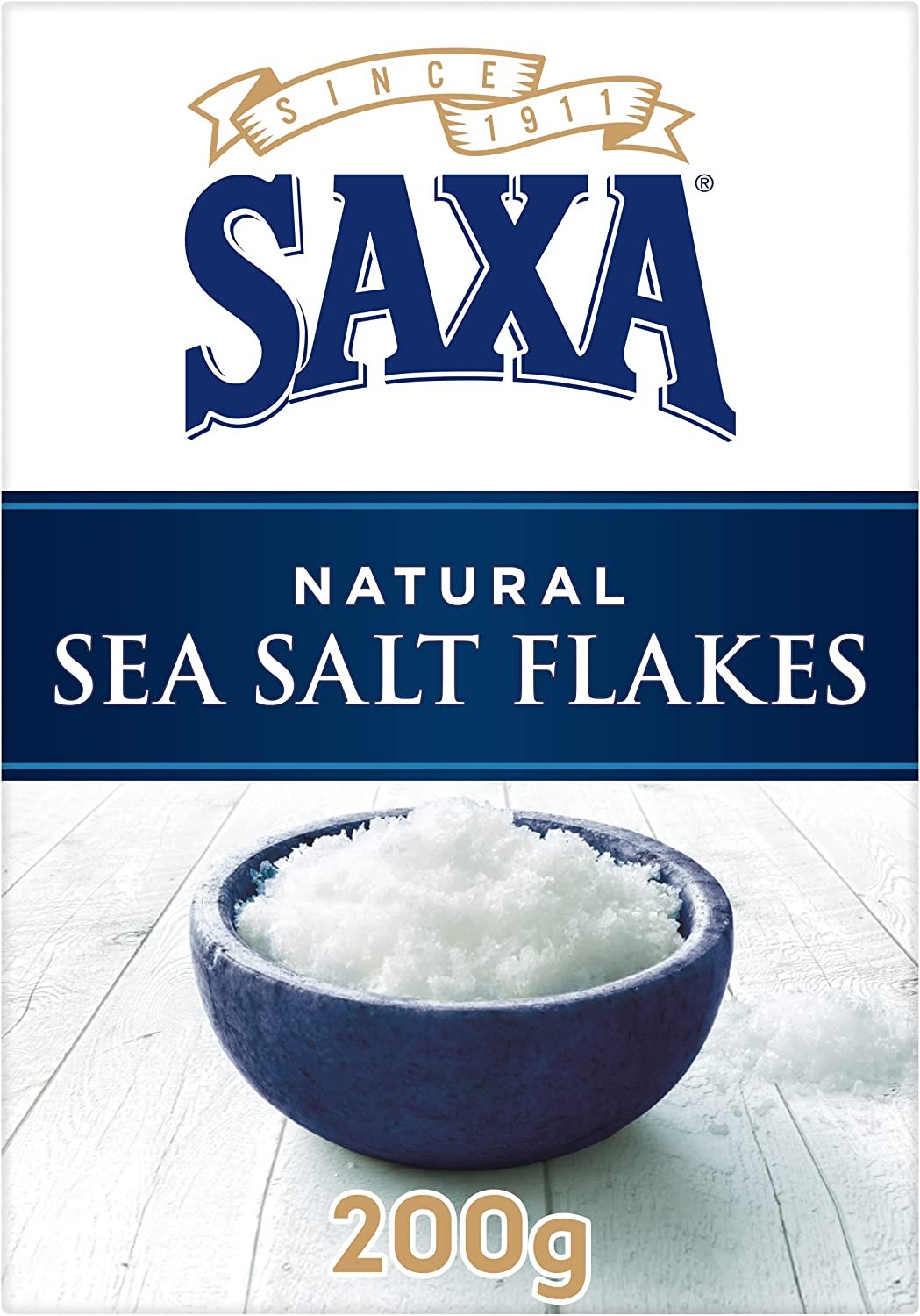 Saxa Natural Sea Salt Flakes 200G