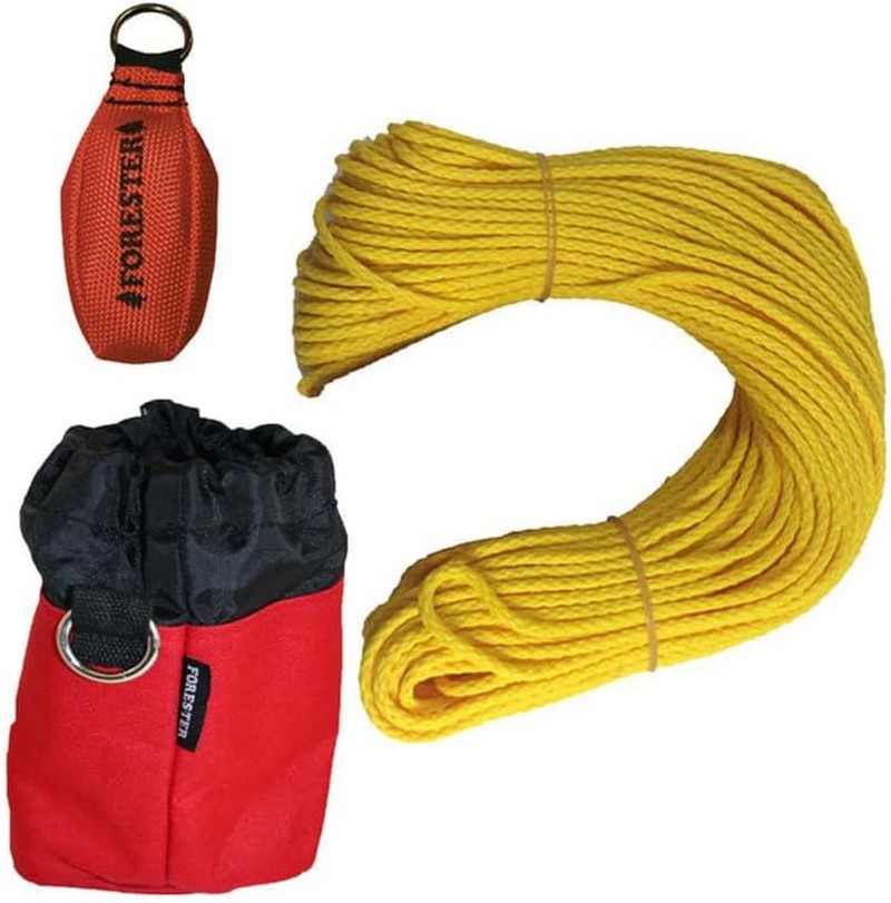 Forester 150 Foot Arborist Throw Line Kit with Red Storage Bag