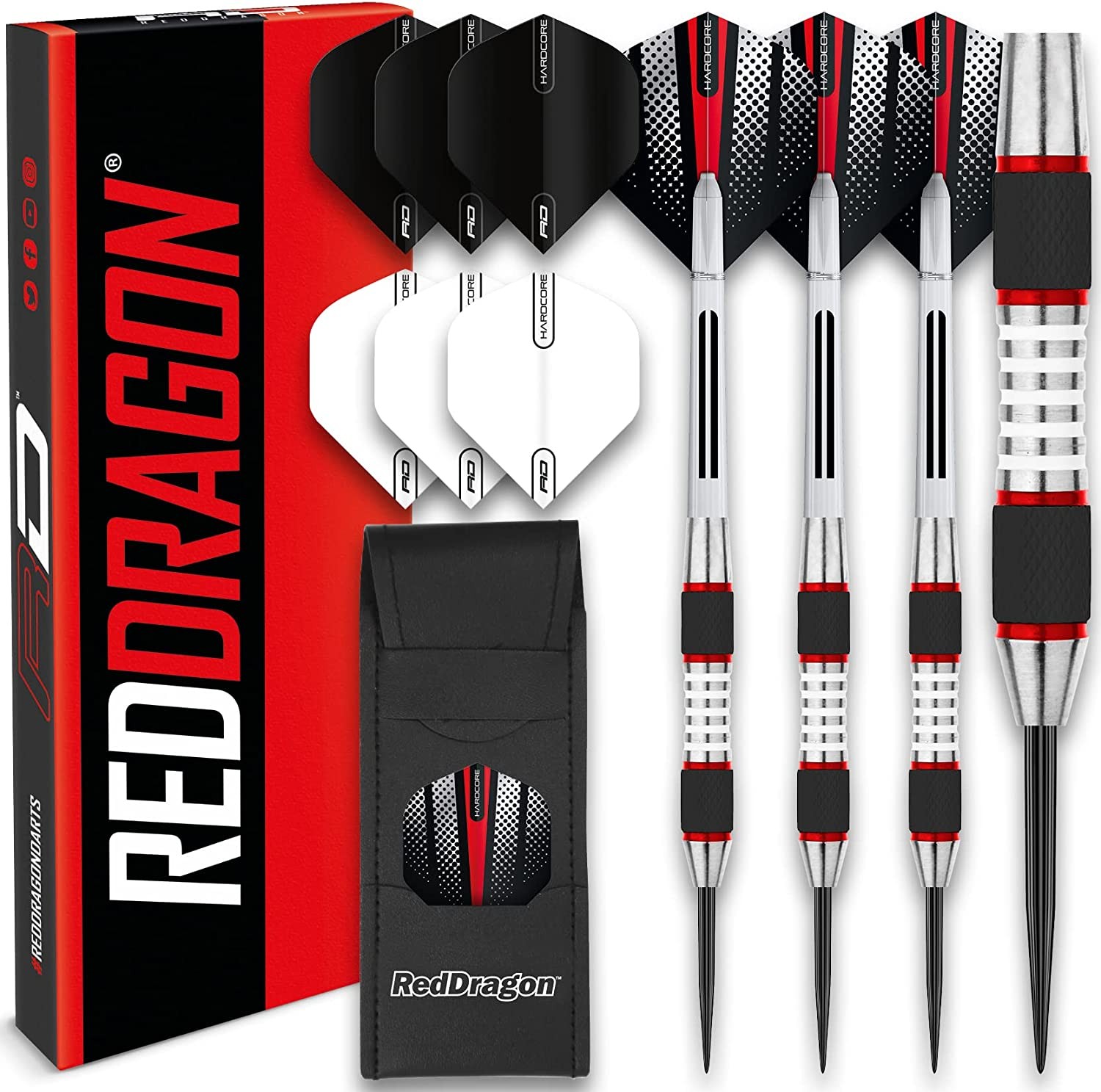 Evos 24G, 26G, 28G – Tungsten Darts Set with Flights and Stems