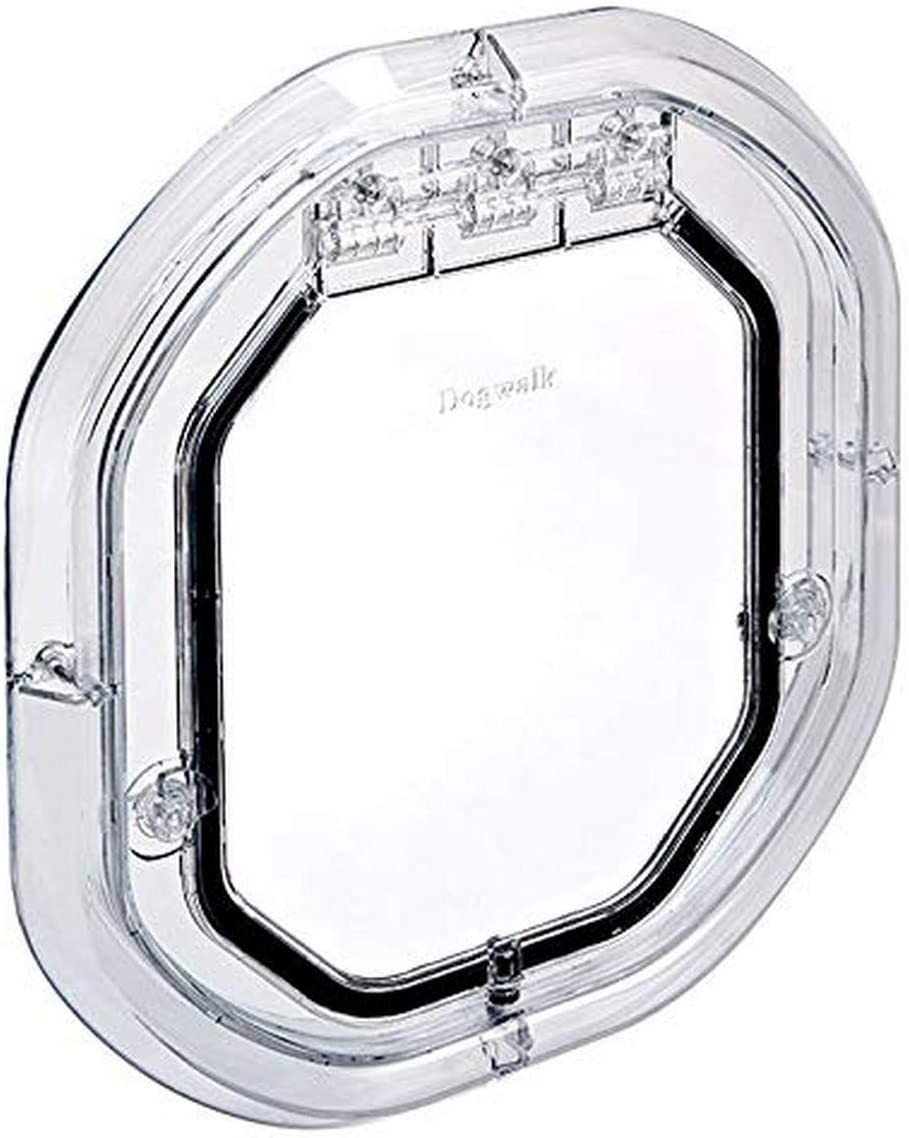 Pet-Tek Glass Fitting Dog Door, Clear