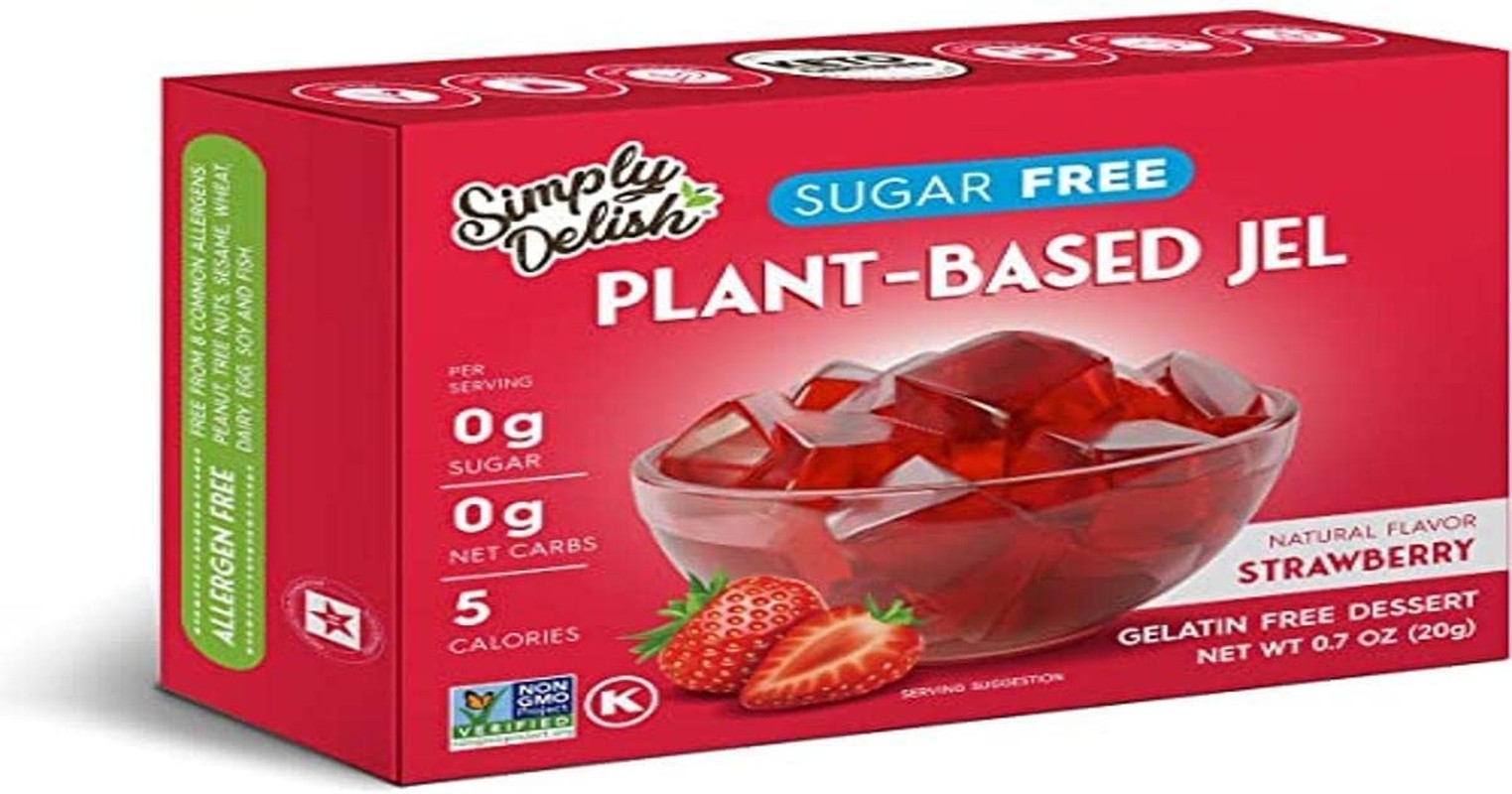 Simply Delish Natural Strawberry Flavour Jel Dessert 20 G