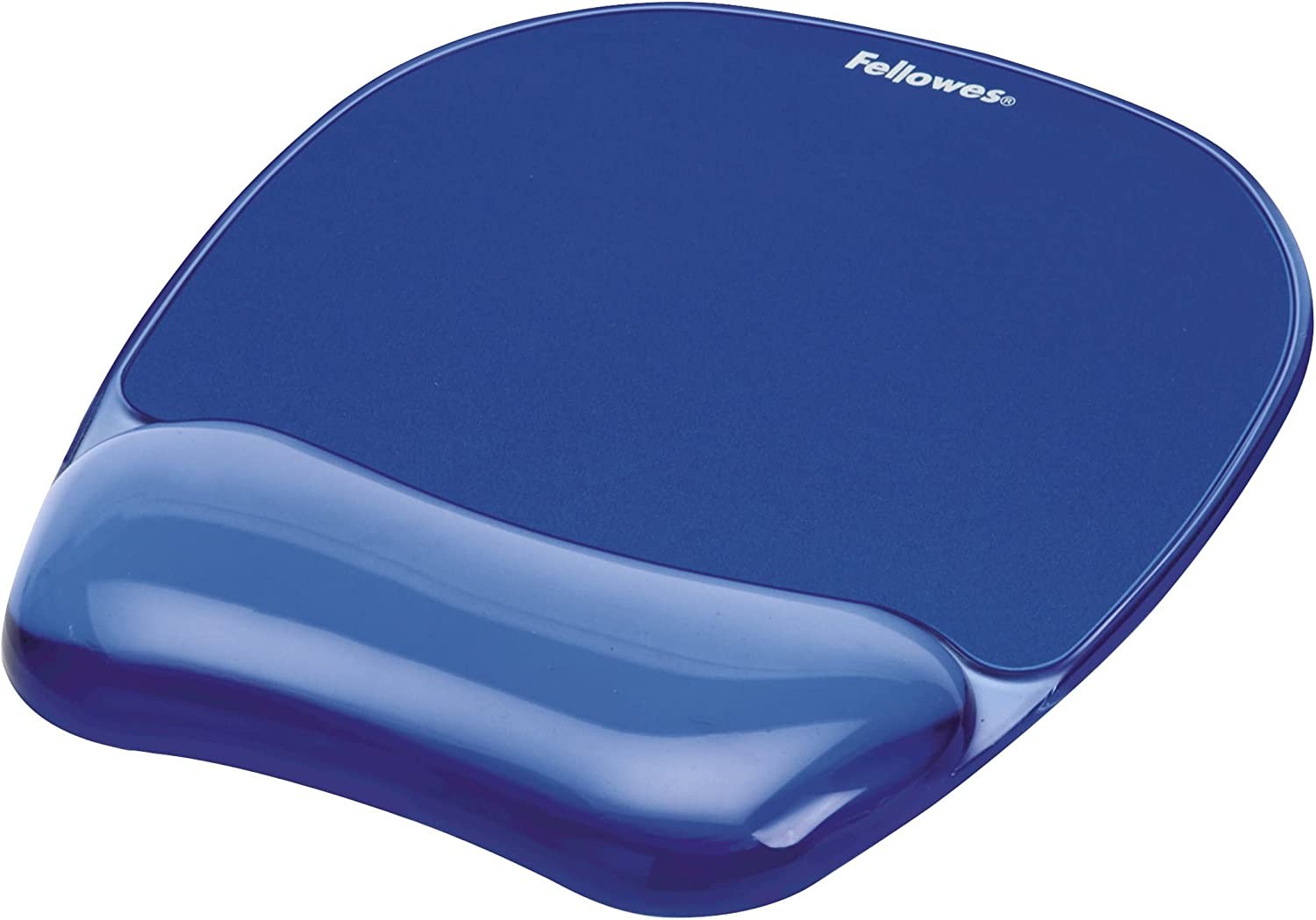 Fellowes 91141 Fellowes Mouse Pad & Wrist Rest – Gel Crystals Blue