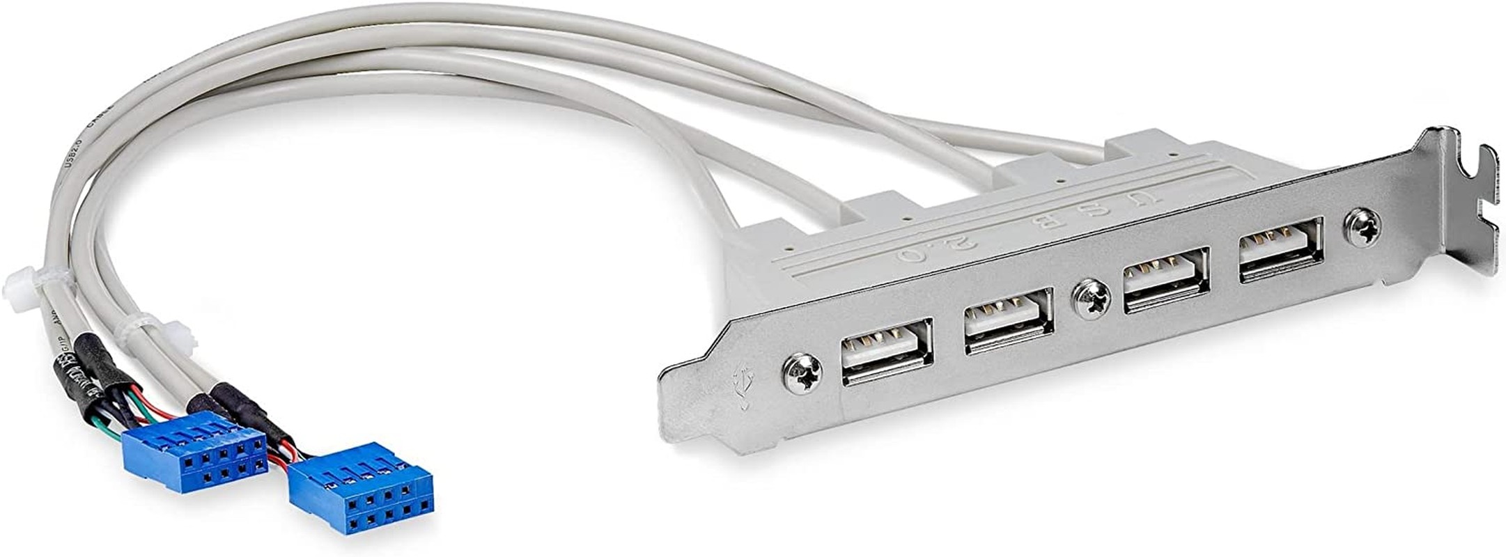 Startech.Com 4 Port USB a Female Slot Plate Adapter (USBPLATE4)