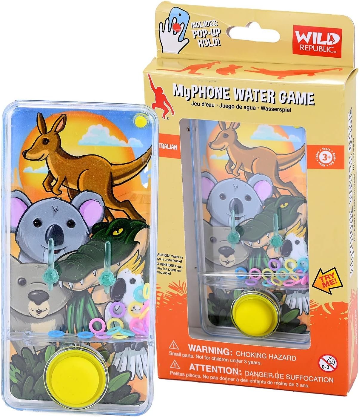 Wild Republic My Phone Water Game Australia Theme, Kids, Great for Hours of Independent Play