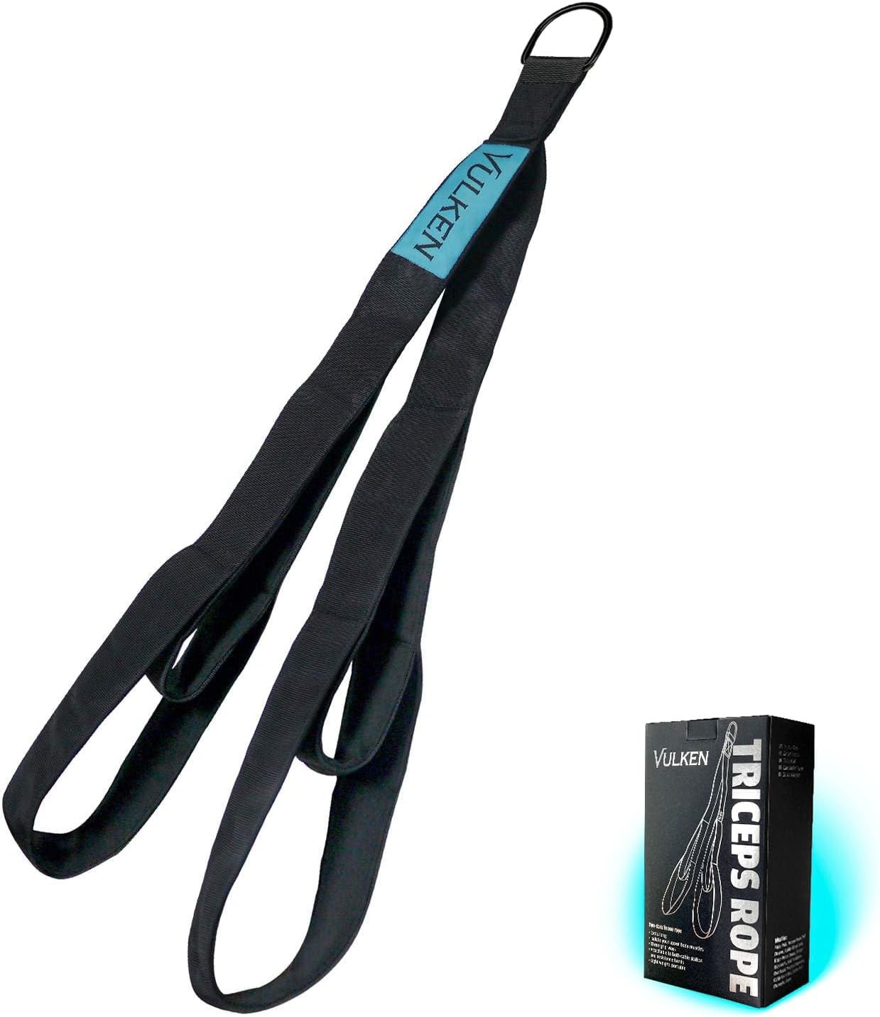 Vulken Tricep Rope Cable Attachment. Dual Lengths in One