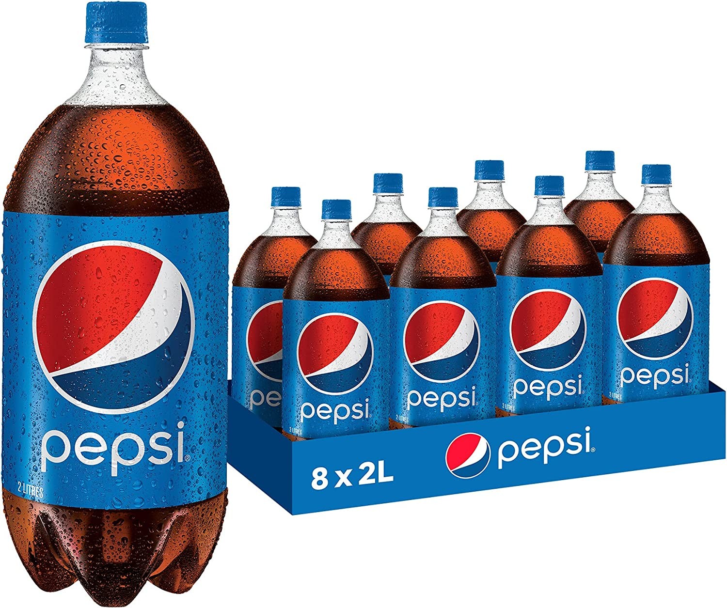 Pepsi Soft Drink, 8 X 2L