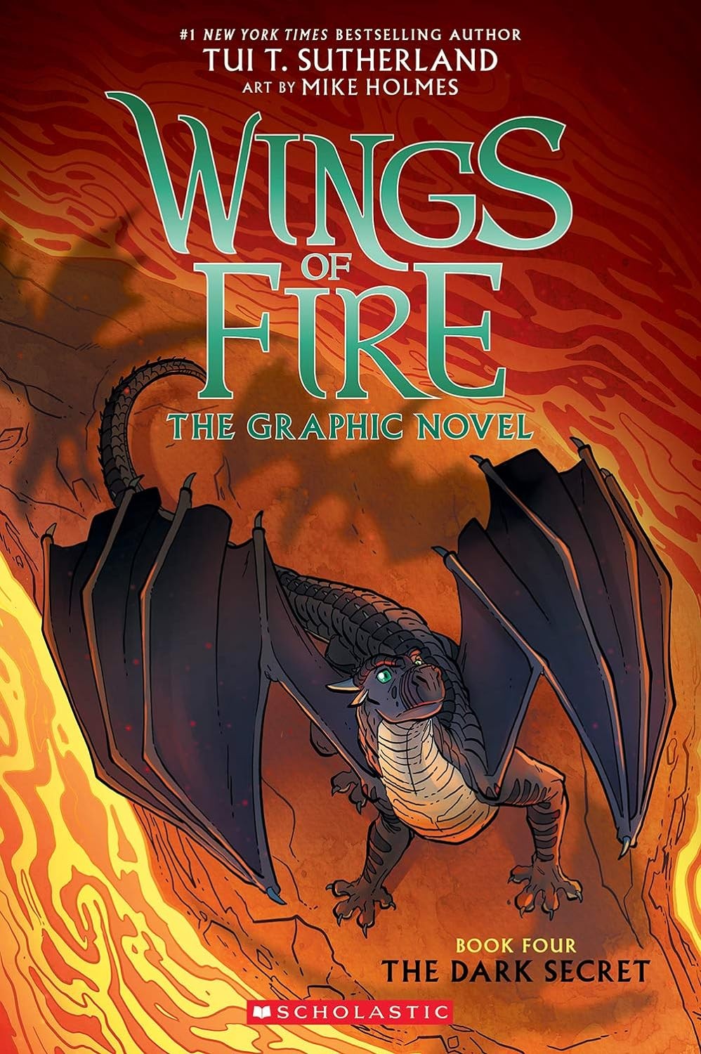 The Dark Secret: the Graphic Novel (Wings of Fire, Book Four) Volume 4