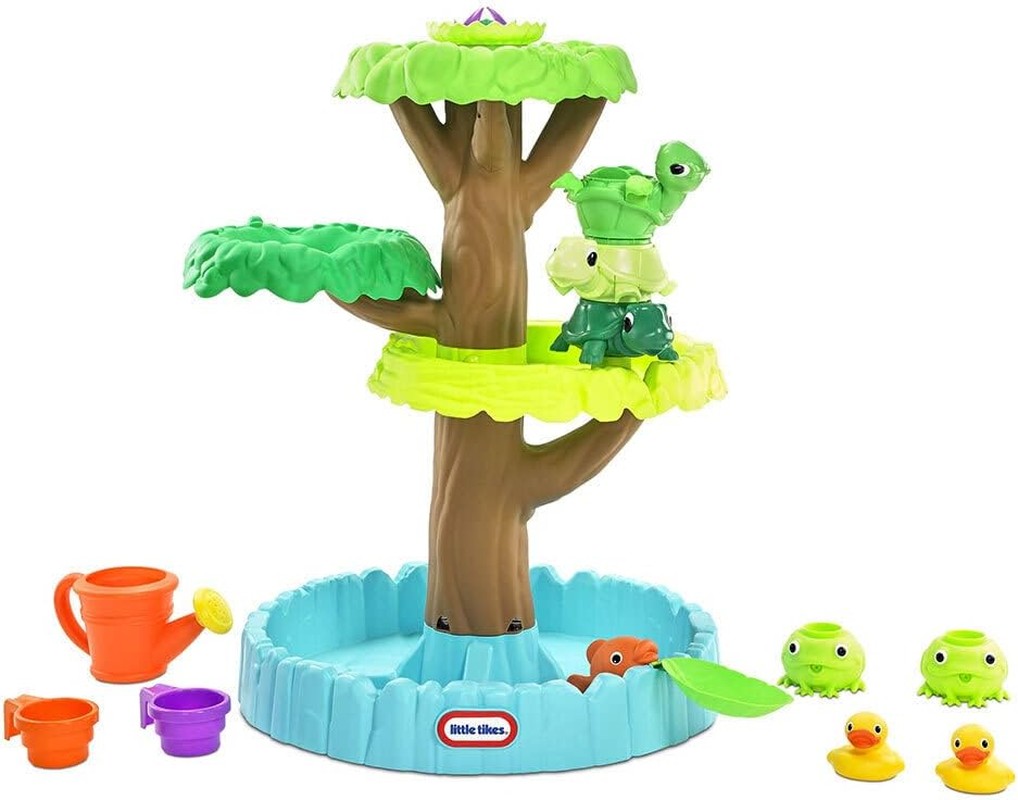 Little Tikes Magic Flower Water Table – Outdoor Playset with 10+ Accessories and 5 Built-In Activities – Encourages Active Play – for Kids Ages 2+ Years