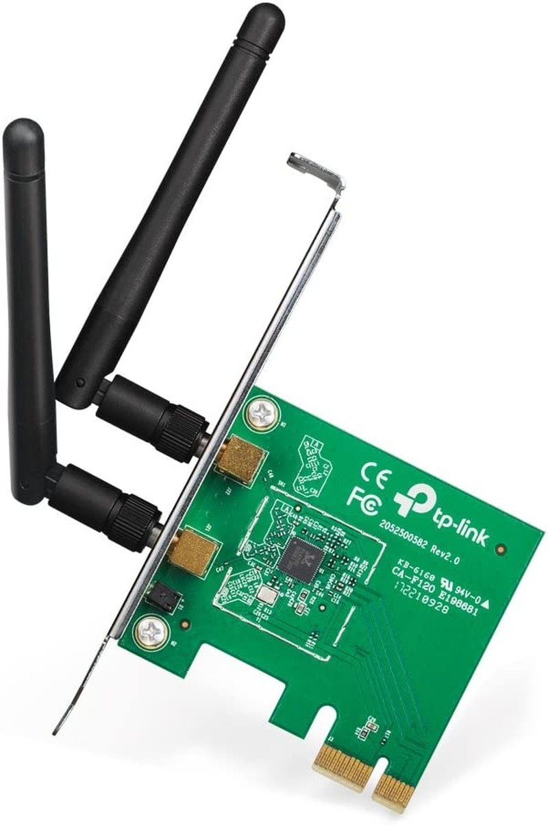 Tp-Link 300Mbps Wireless N PCI Express Adapter – Pcie Network Interface Card for Desktop, Low-Profile Bracket Included, Supports Windows 10/8.1/8/7/XP (32/64 Bit) and Linux 2.6.24~4.1 (TL-WN881ND) AU Version