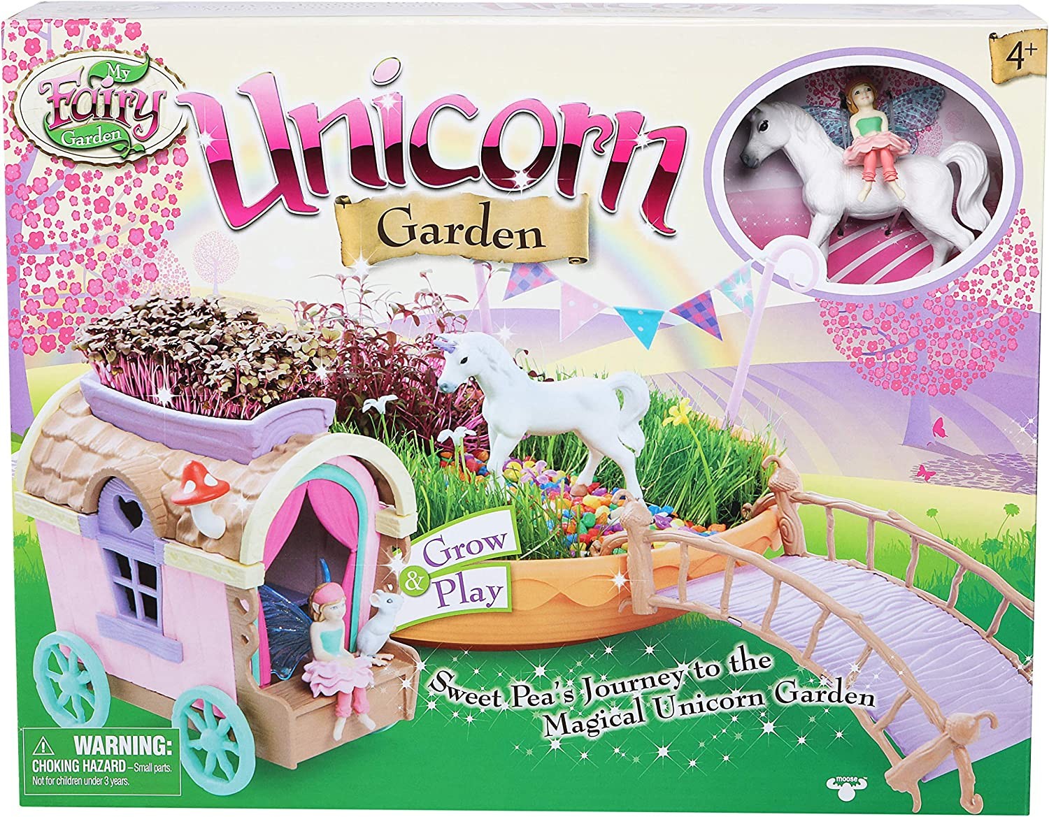 My Fairy Garden 93522.AD0.0000 Unicorn Garden and Caravan Craft