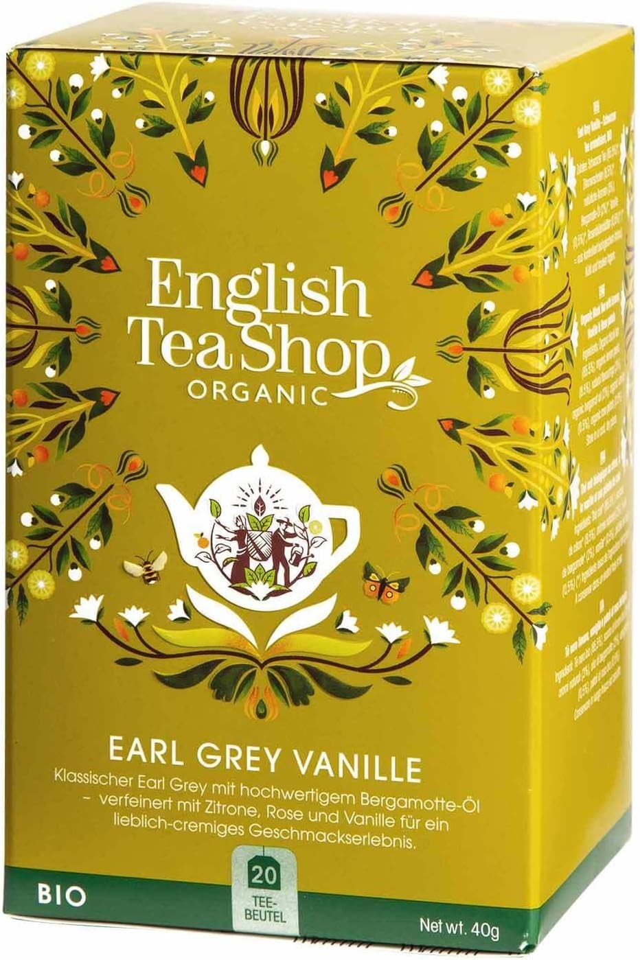 English Tea Shop Organic Vanilla Earl Grey 20 Teabags