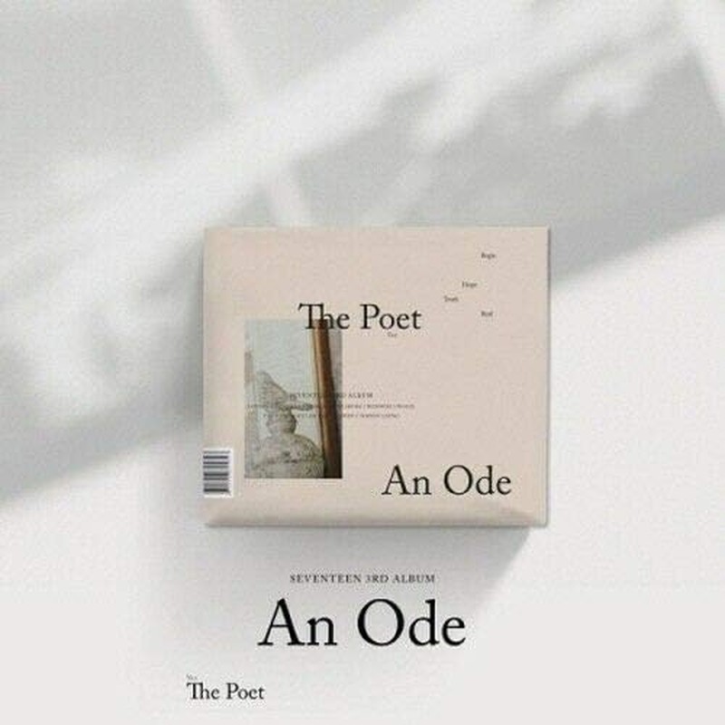 Seventeen ‘An Ode’ 3Rd Regular Album Version.2 the Poet-Beige Cd+104P Photobook+8P Mini Book+4P Photocard+Pre-Order Item+Message Photocard Set+Tracking Kpop Sealed