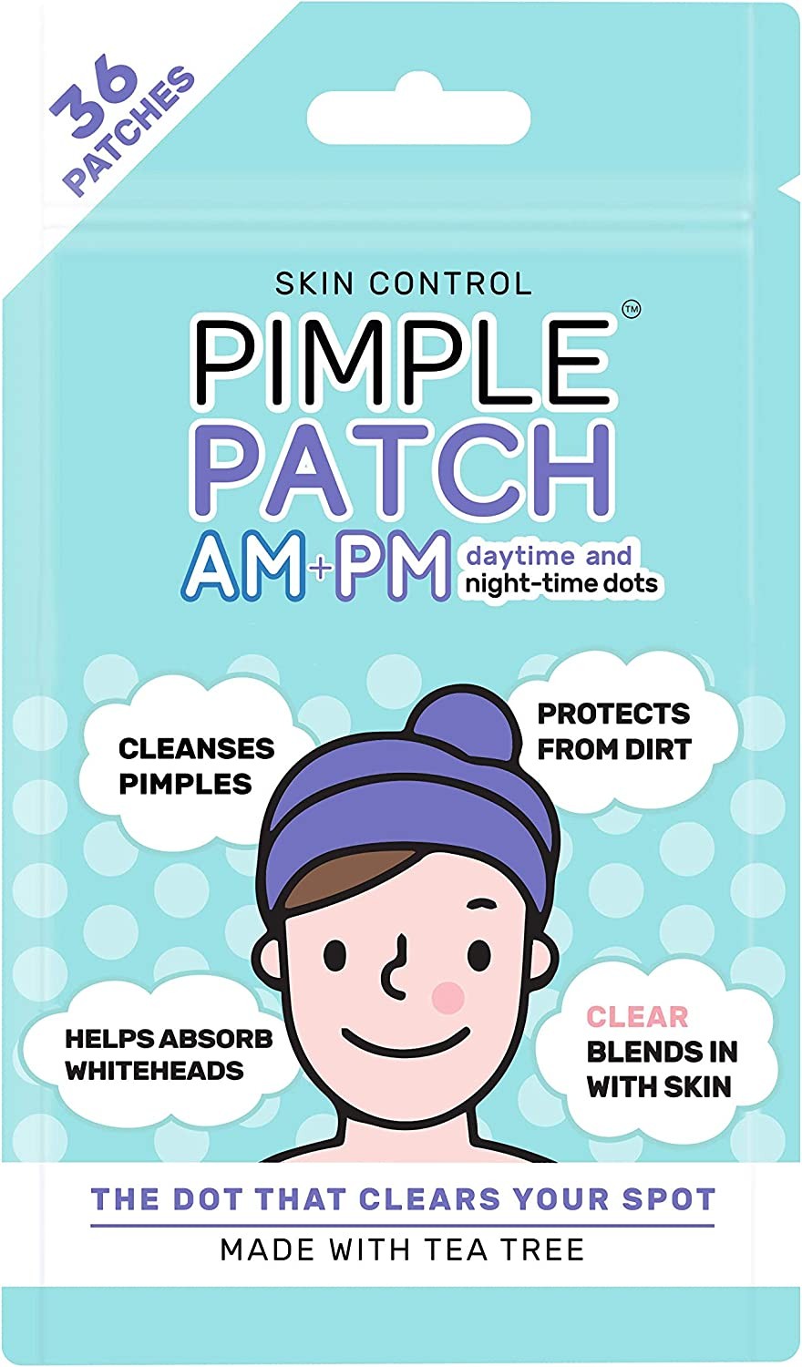 Skin Control Pimple Patch AM and PM Mixed Pack, 36 Count