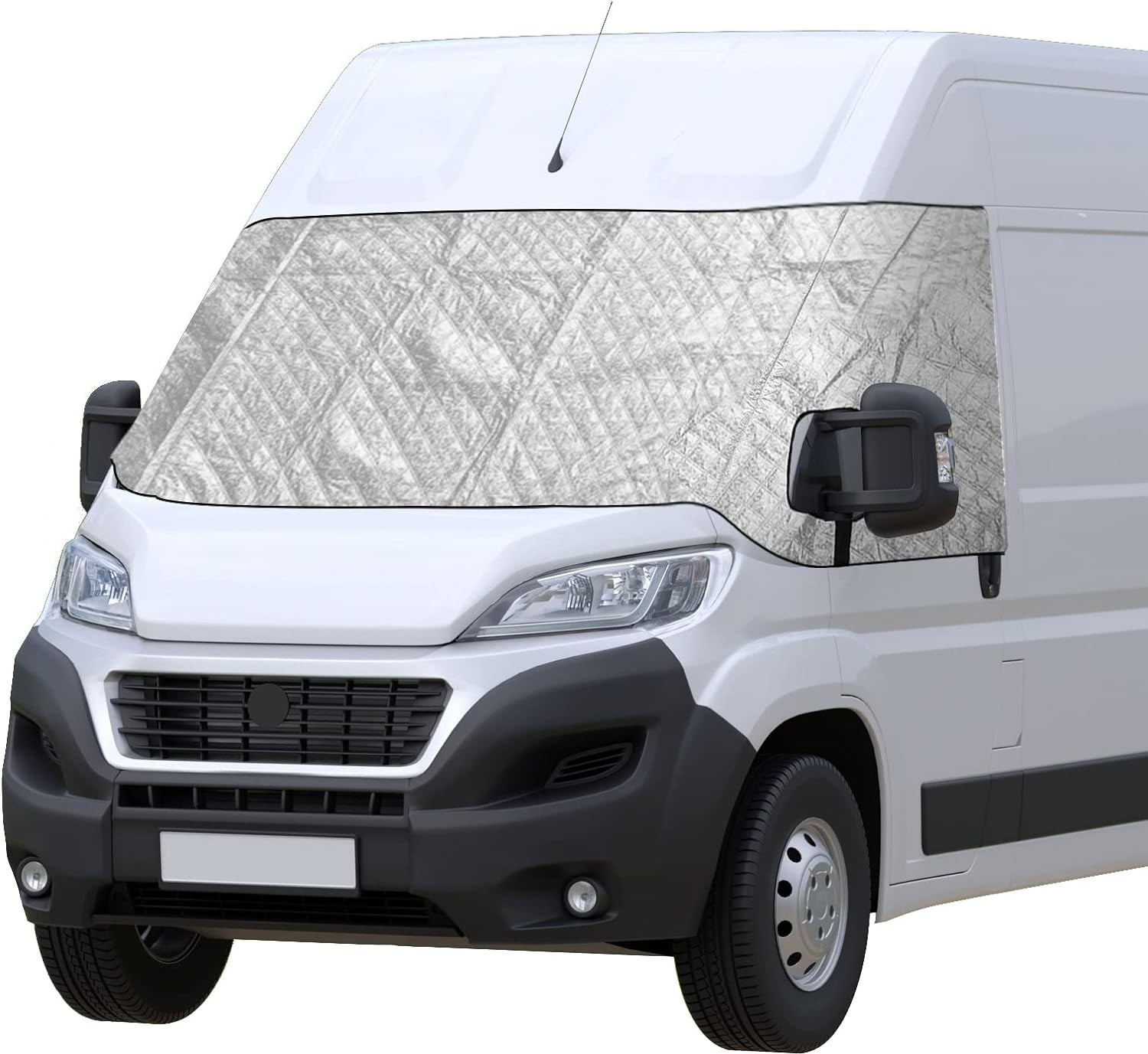 CICMOD Windscreen Cover for Fiat Ducato Transporter Windscreen anti Frost Ice Dust Window Front Cover Sun Protection for Citroen Jumper Peugeot Boxer Motorhome