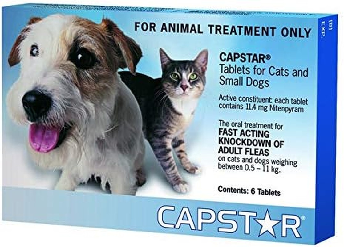 Capstar® for Small Dogs and Cats 0.5-22Kg (Blue) – 6 Pack