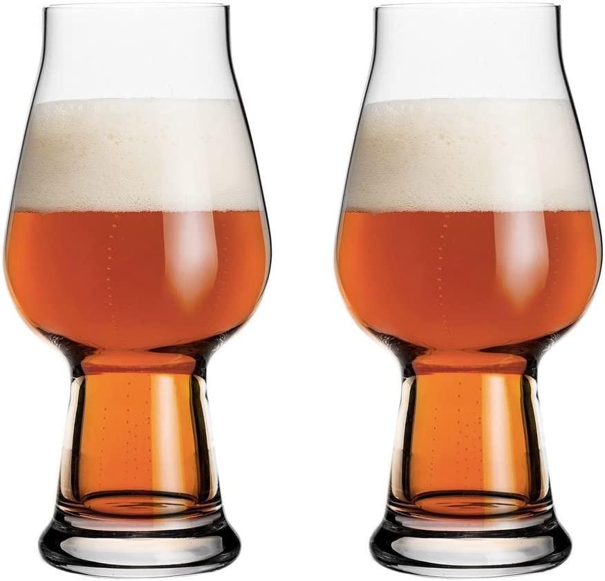 Luigi Bormioli PM985 Birrateque Pale Ale Glass 2-Pieces, 540 Ml Capacity, Clear, (Pack of 1)