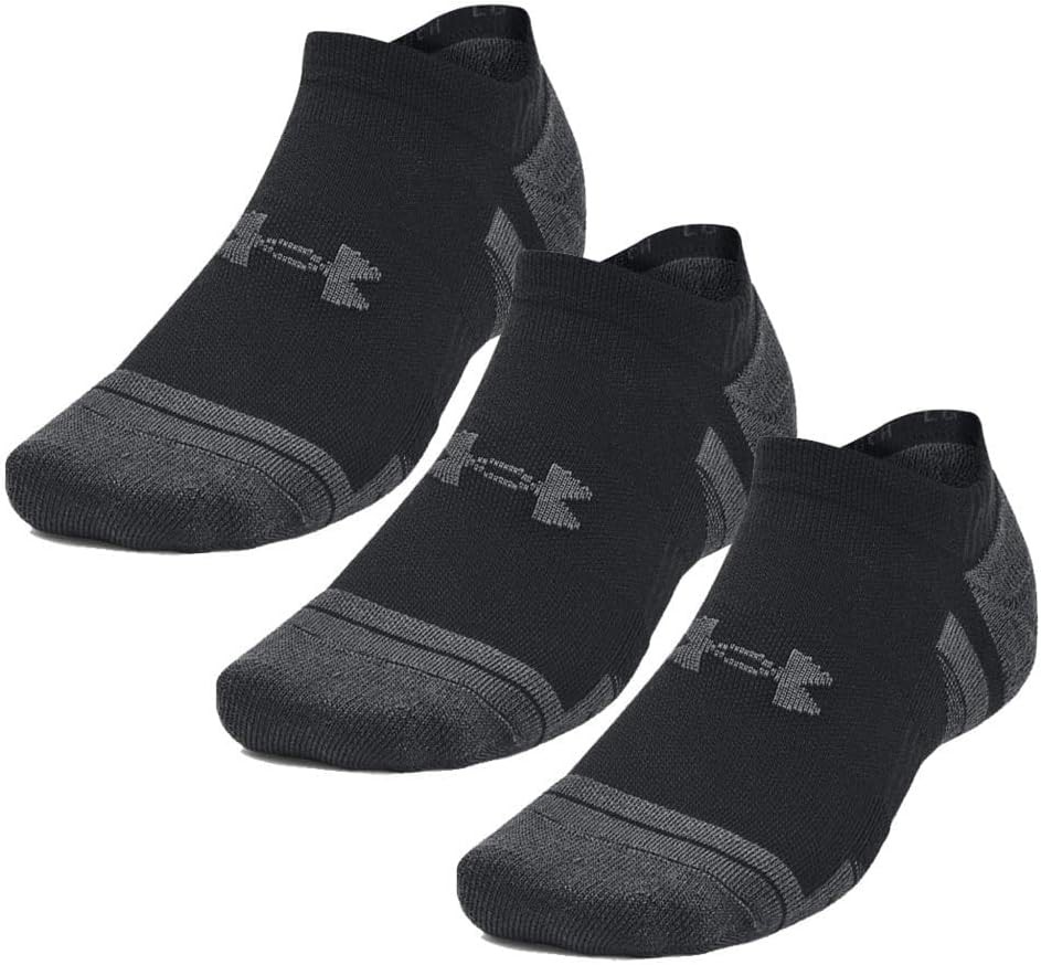 Under Armour Mens Heatgear No Show Socks 3 Pack