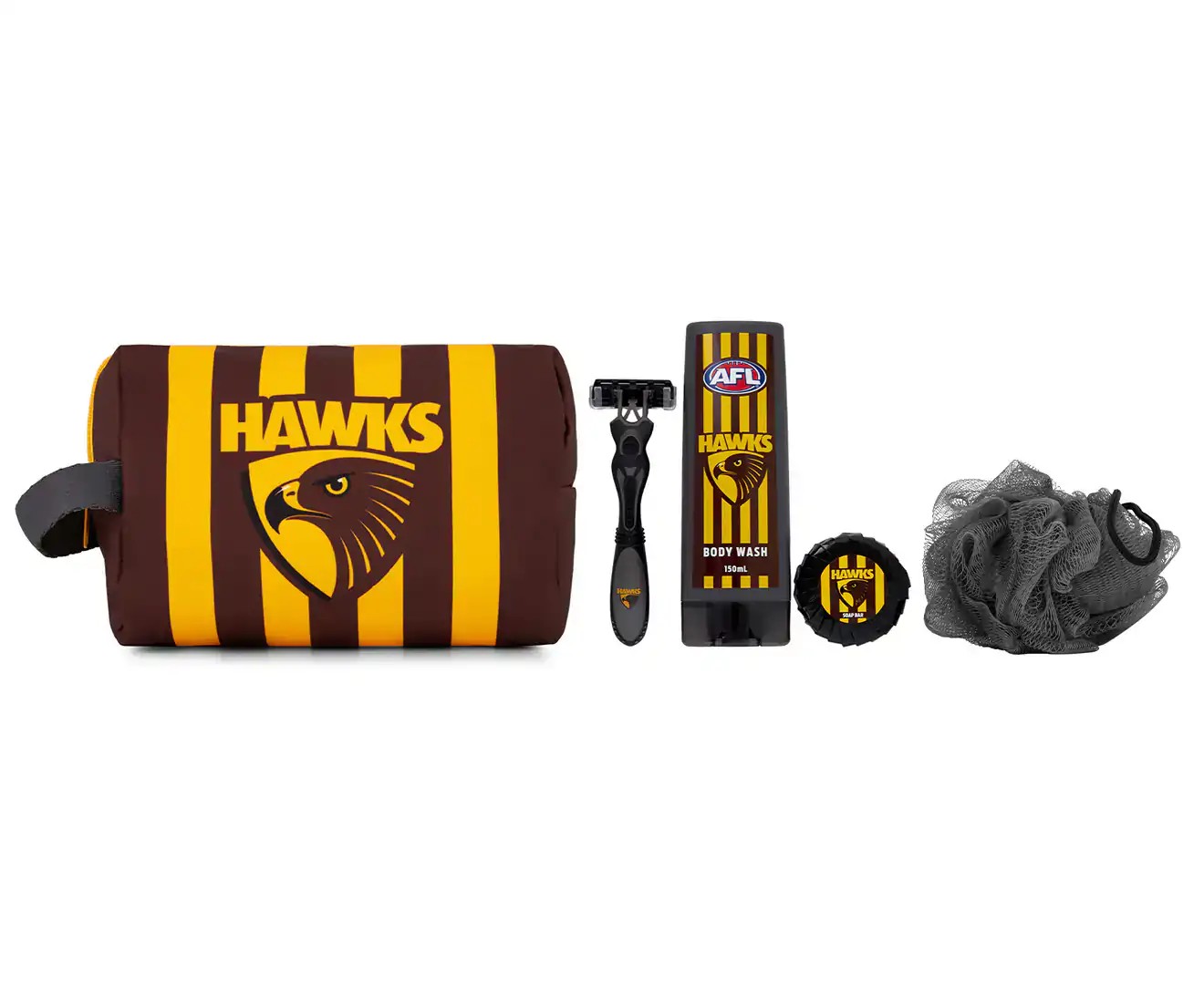 AFL 5-Piece Hawthorn Wet Pack Gift Set