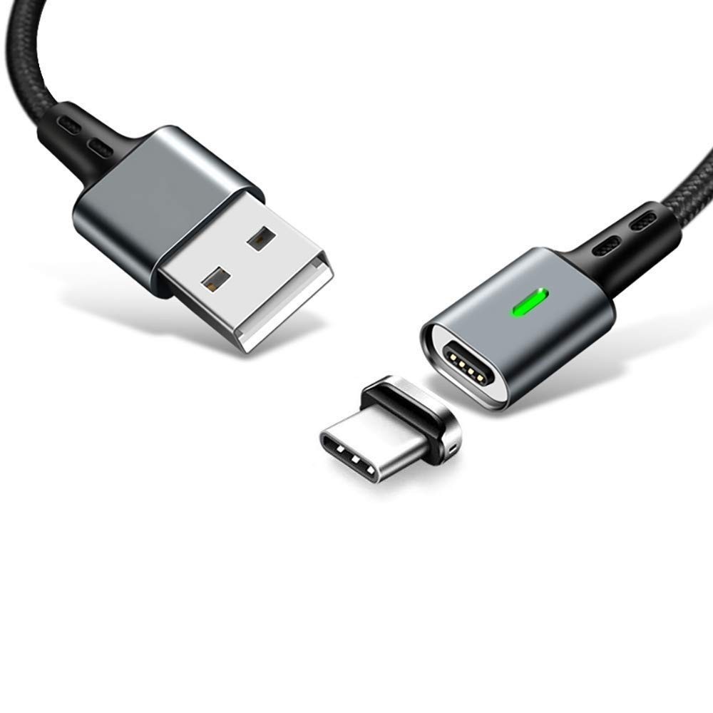 T Tersely USB Type C Cable, Magnetic 1M Braided USB a to USB C Data Charger Cable for Samsung Galaxy S22 S21 Note 20 Ultra/Plus/Fold/Flip 4, Macbook Pro 2016, Google Pixel 6A/6Pro/7