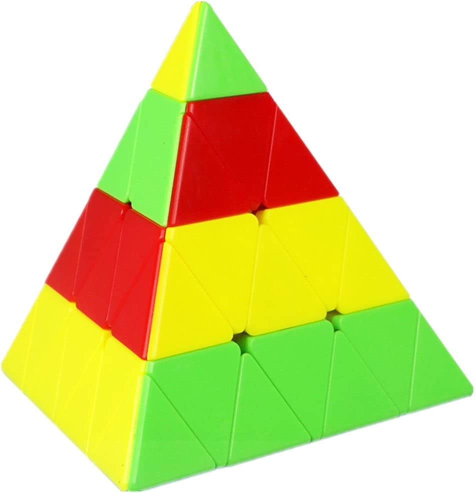 Cuberspeed Qiyi 4X4 Pyramid Stickerless Magic Cube Qiyi Master Pyraminx Speed Cube