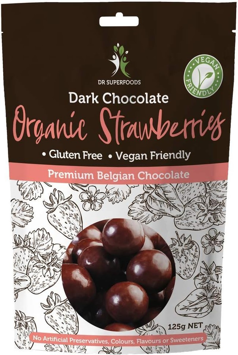 Dr Superfoods Organic Strawberry Dark Chocolate