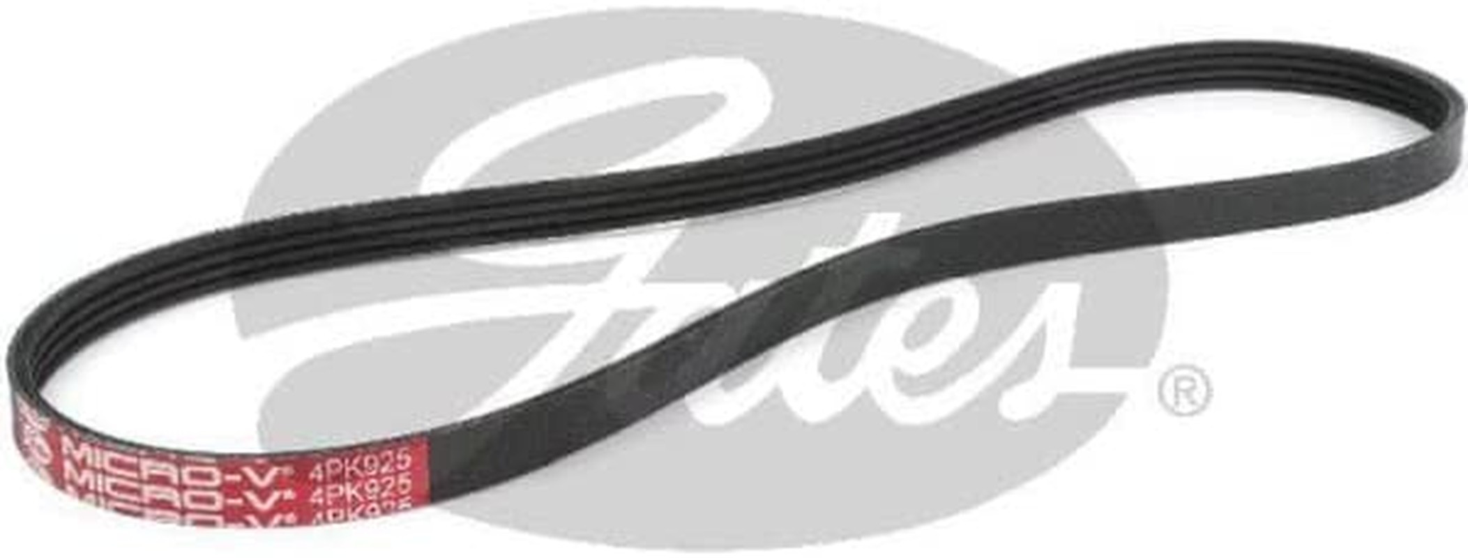 Gates 4PK925 Micro-V Ribbed Drive Belt, 925 Mm Length