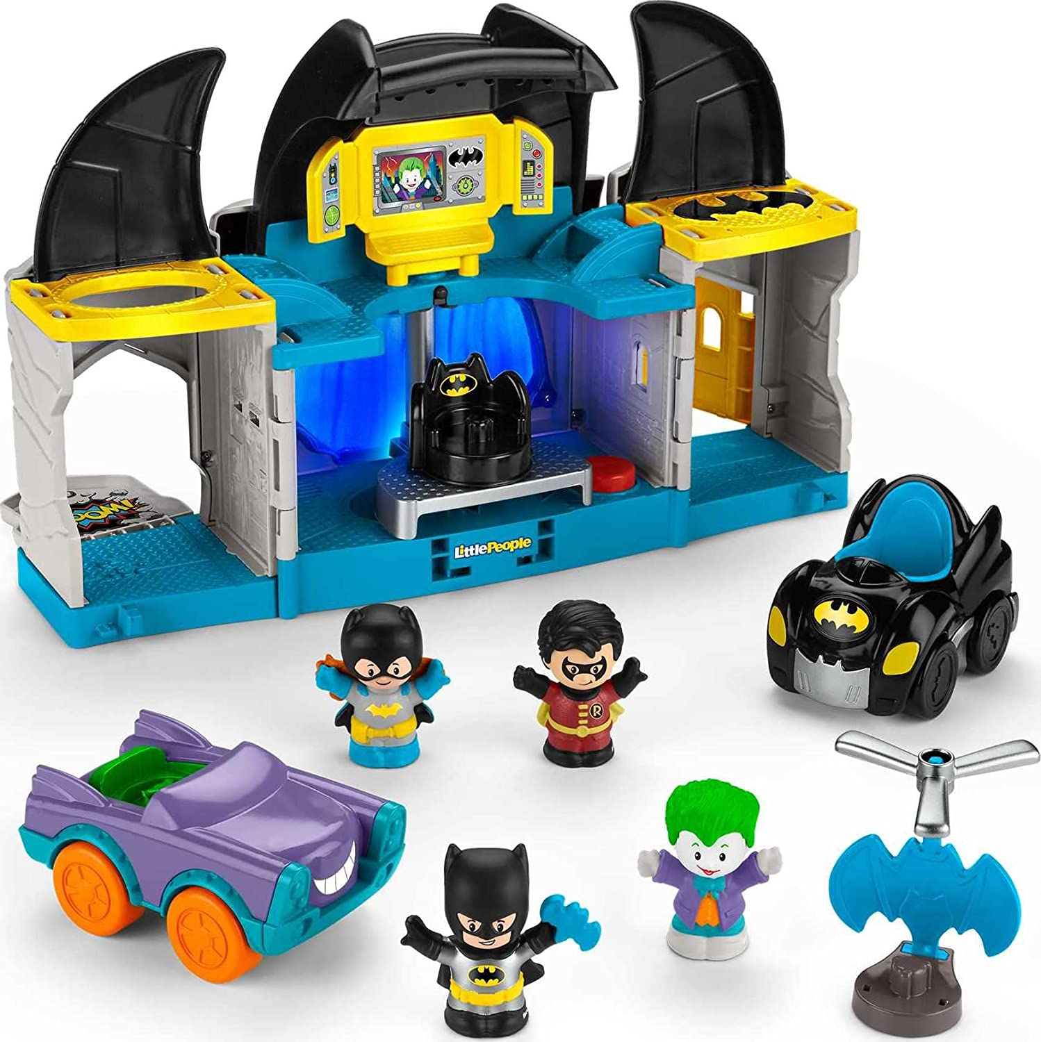 DC Super Friends Fisher-Price Litte People Deluxe Batcave