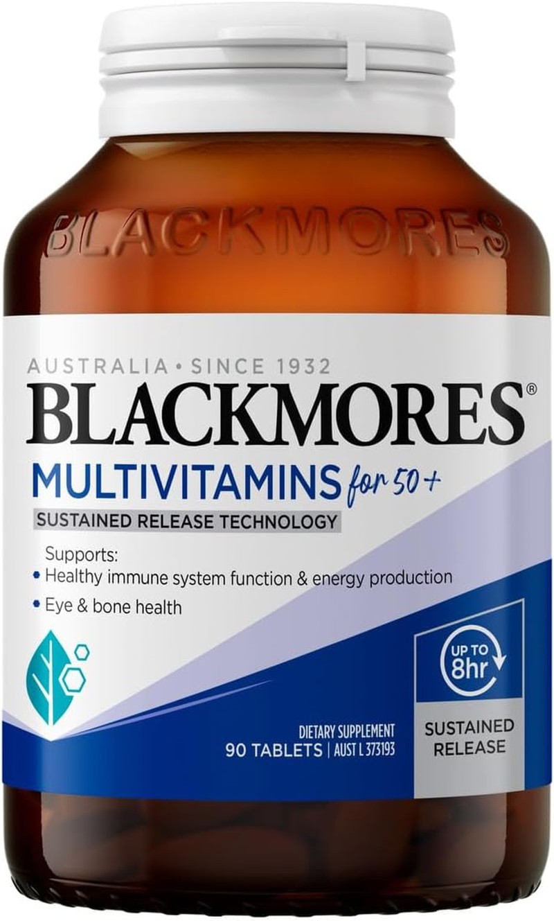 Blackmores Multivitamin for 50+ Sustained Release 90 Tablets