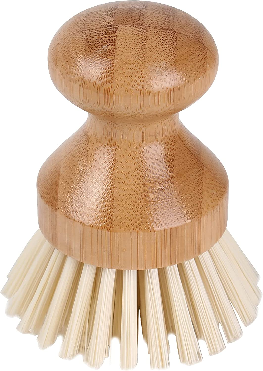 White Magic Eco Basics Pot Brush,Brown