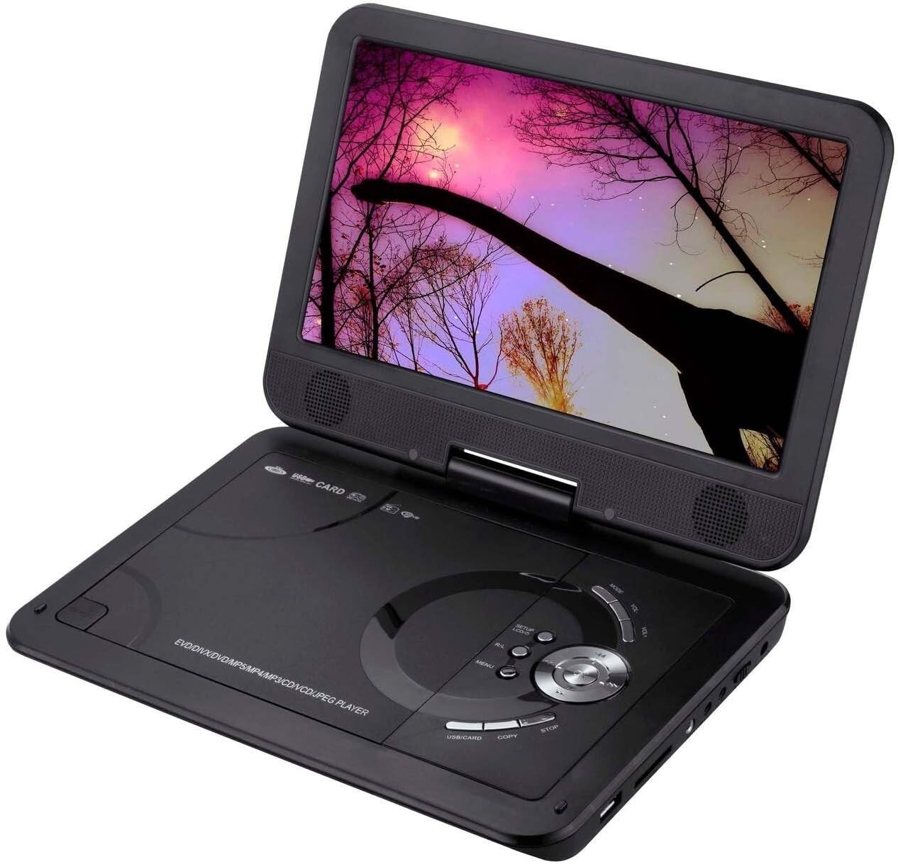 Lenoxx 10″ Swivel Portable DVD Player