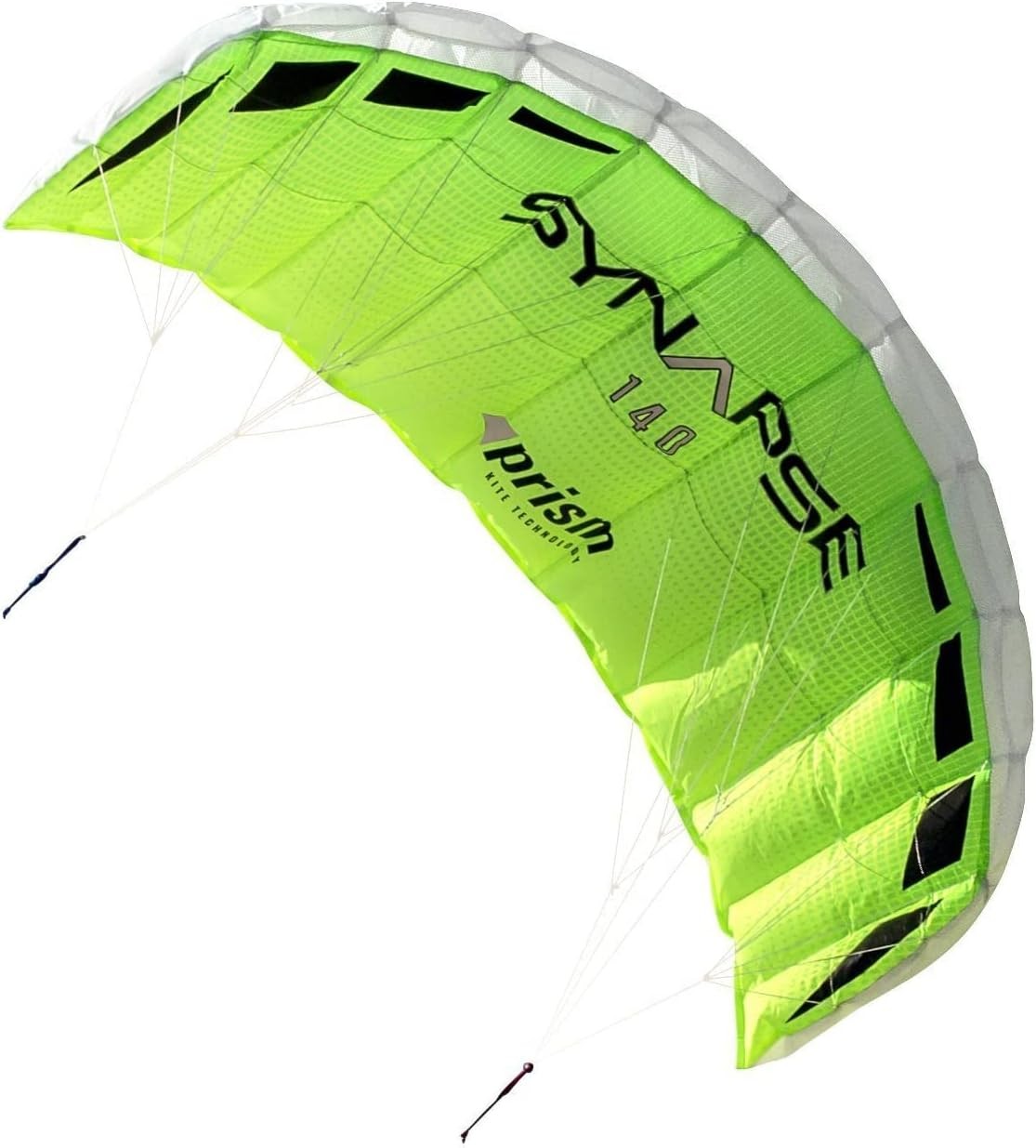 Prism Kite Technology Synapse 140 Dual-Line Parafoil Kite – an Ideal Entry Level Kite to Dual-Line Kiting, Cilantro, SYN140