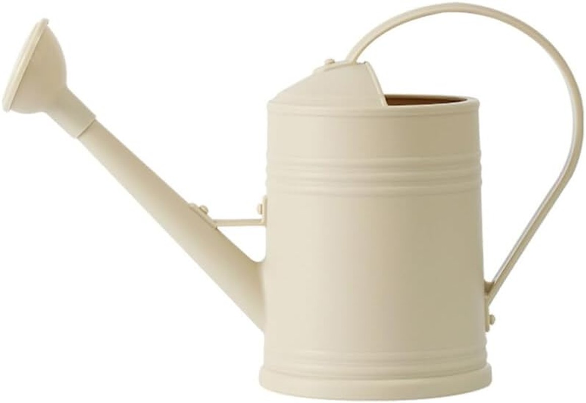 Operitacx Watering Can for Indoor Outdoor Plants, Big Watering Can for Garden Plant Flower, High Capacity Water Can for Outdoor Watering Plants 2L (White)