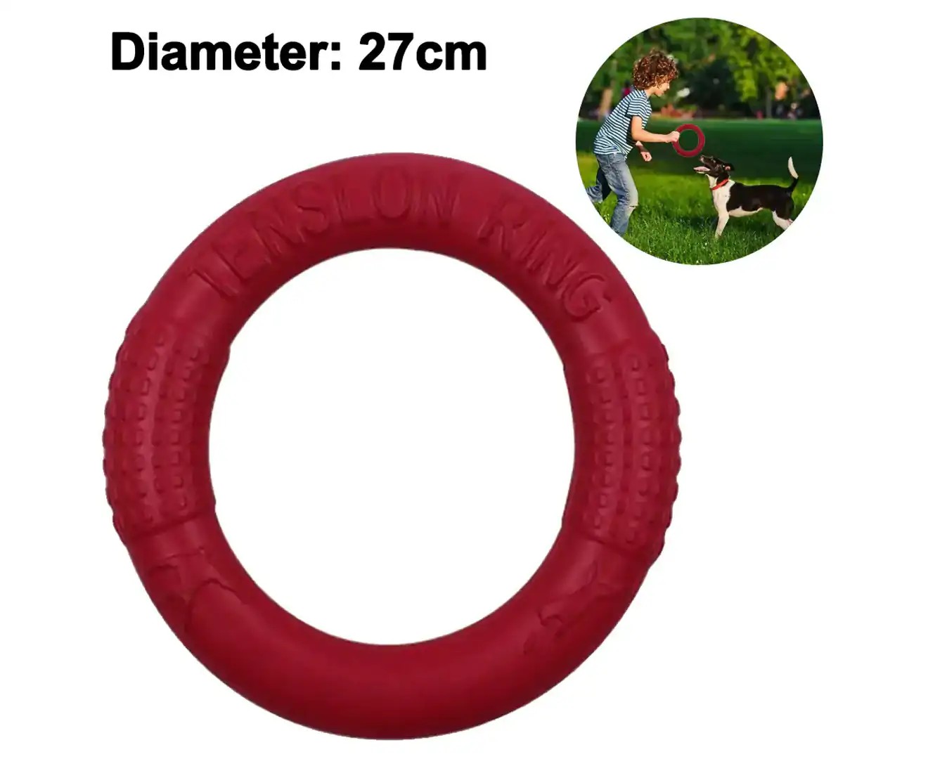 Dog Frisbee, Frisbee Dog Toy Ring Floating in Water Outdoor Fitness